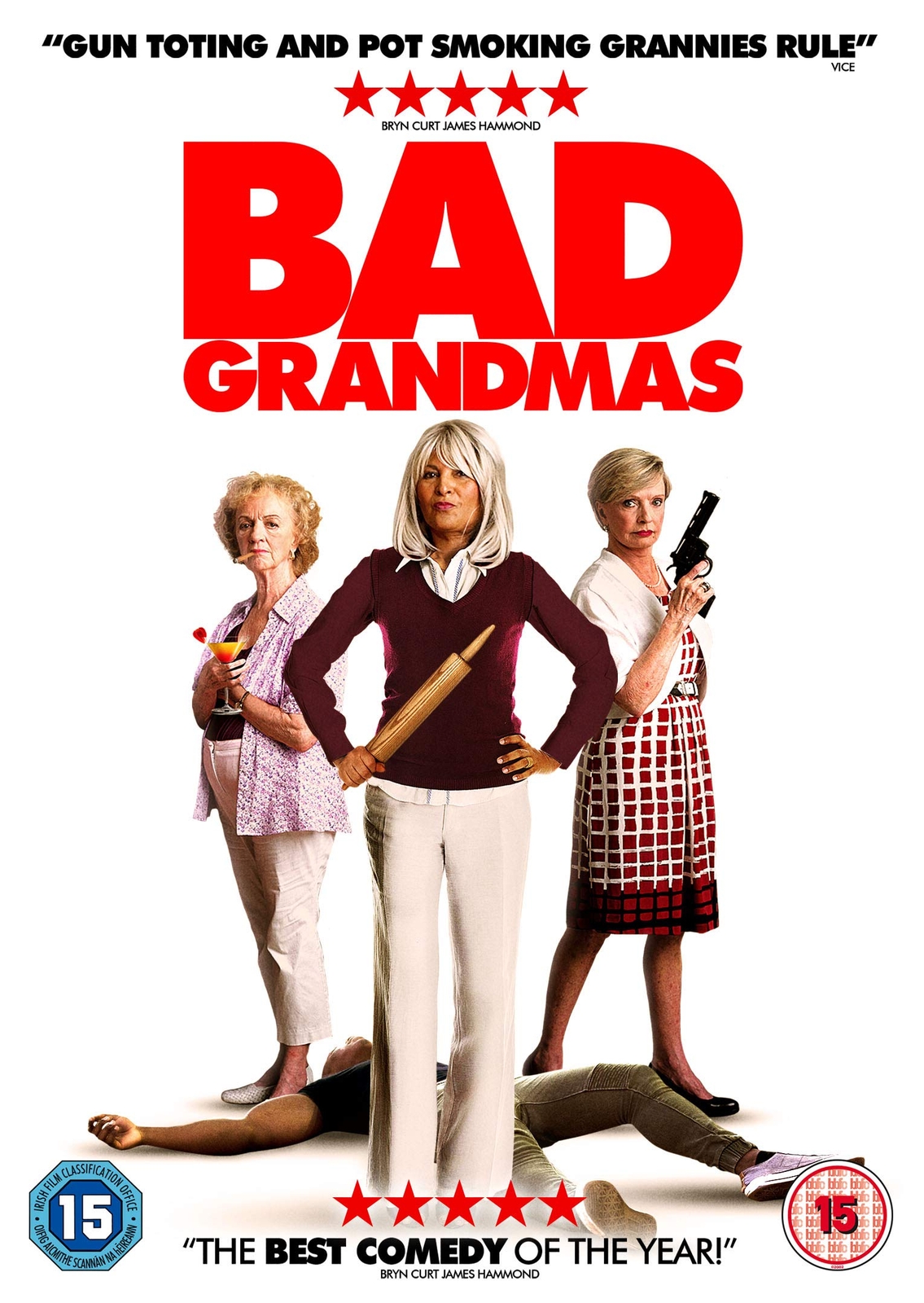 Bad Grandmas (DVD) Pam Grier Florence Henderson Judge Reinhold