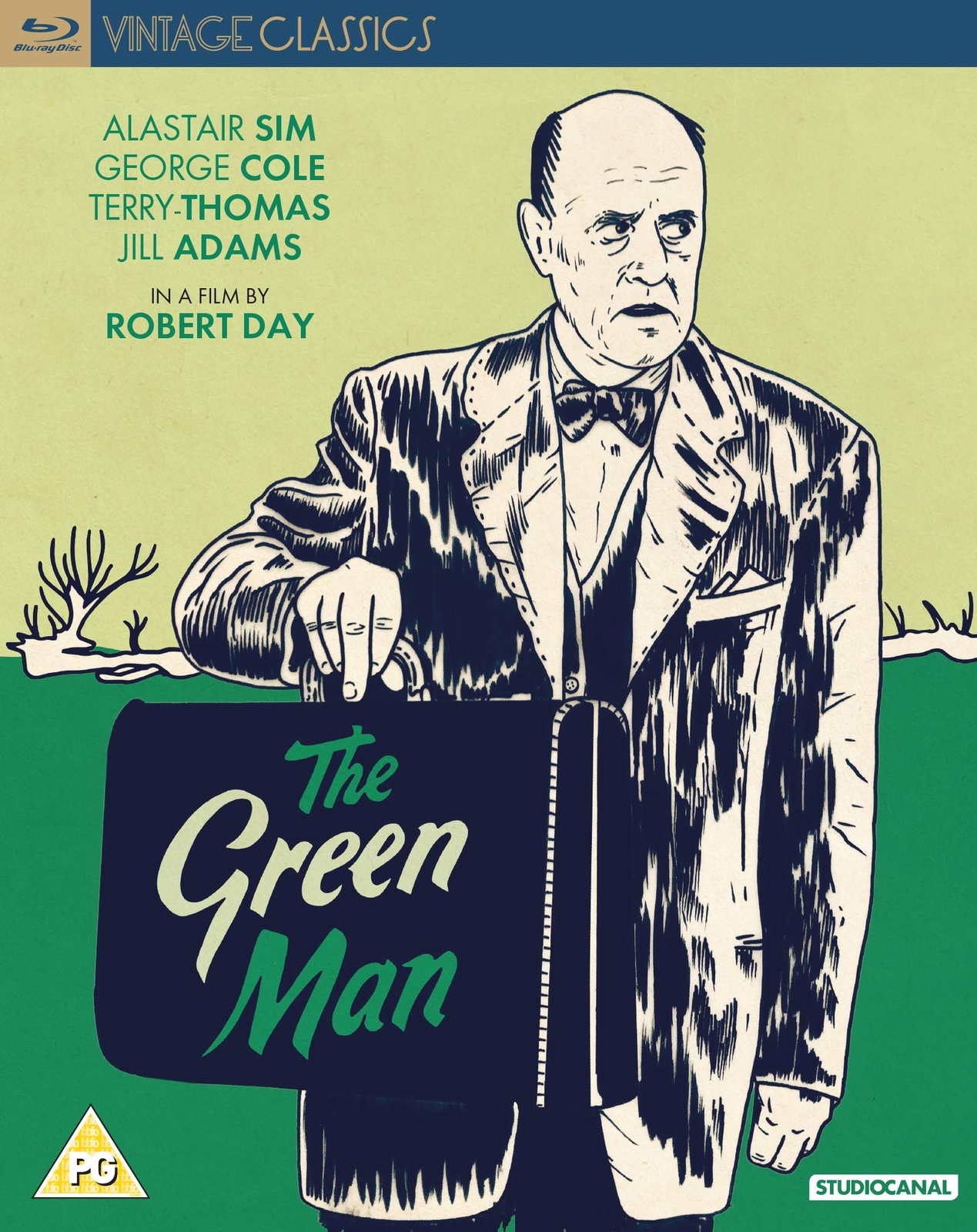 The Green Man [Blu-ray] [2020] (Blu-ray) Alastair Sim George Cole Terry-Thomas