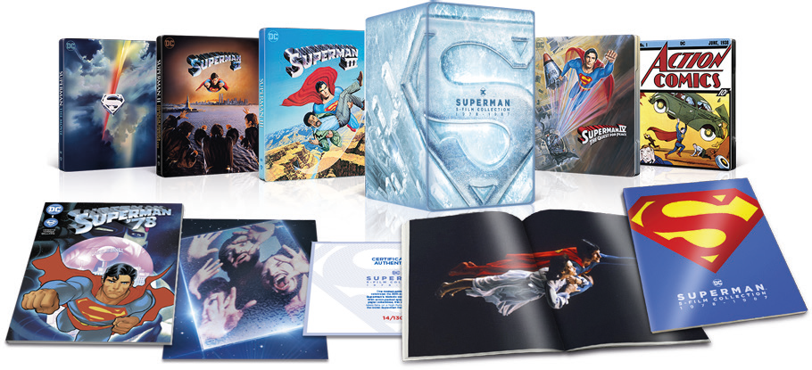 Superman I-IV Steelbook Collection (5 4K Ultra HD + 5 Blu-Ray Disc - SteelBook)