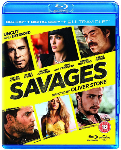 Savages (Blu-ray) Emile Hirsch Uma Thurman Trevor Donovan Gillian Zinser
