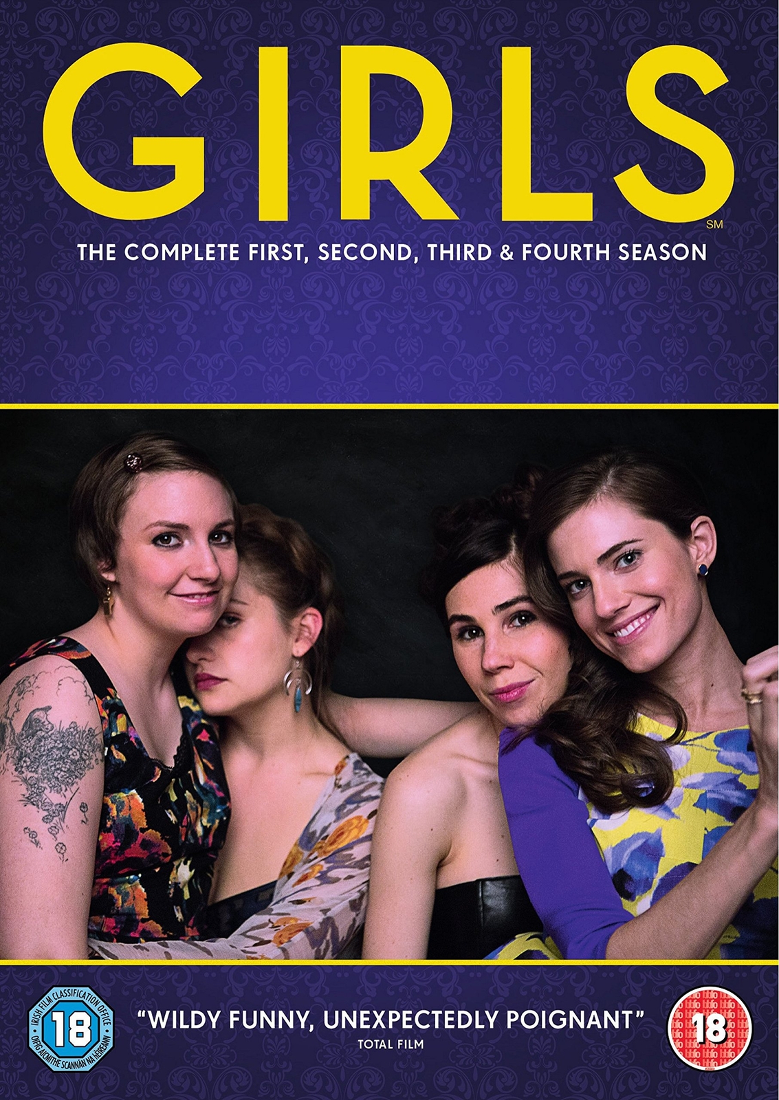 Girls - Season 1-4 (DVD) Adam Driver Allison Williams Jemima Kirke Lena Dunham