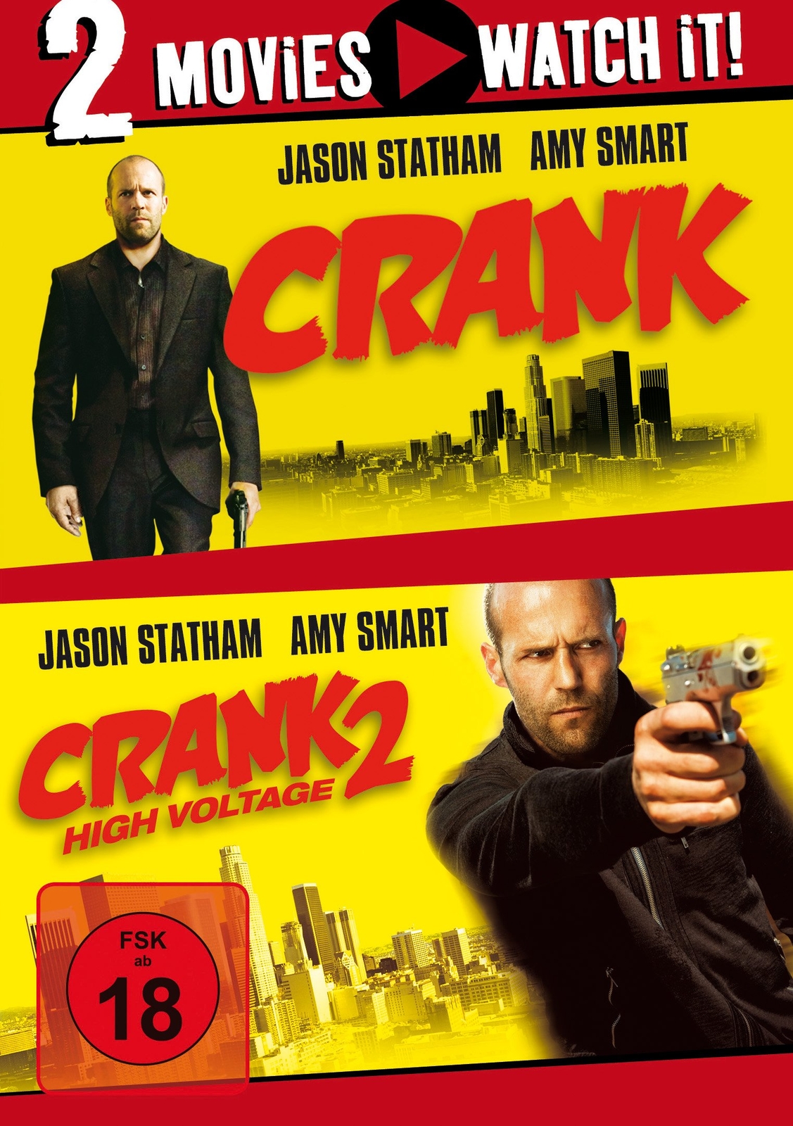 2Movies - Crank 1 & 2 (FSK 18) (DVD)
