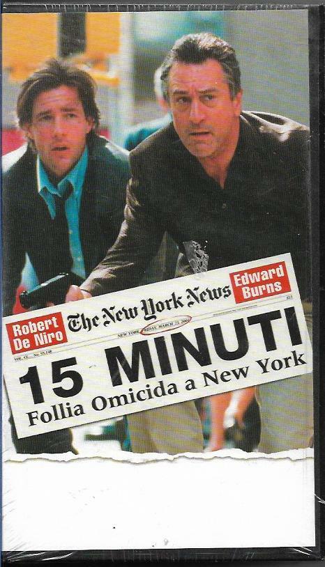15 MINUTI FOLLIA OMICIDA A NEW YORK - VHS (NUOVA SIGILLATA)