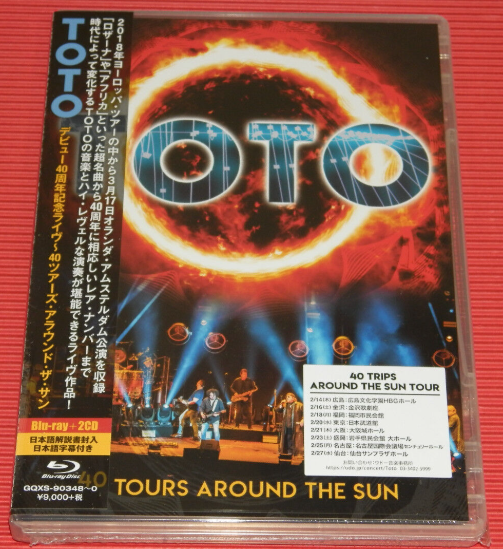 TOTO 40 TOUR INTORNO AL SOLE JP 2 EDIZIONE CD + BLU-RAY DISC