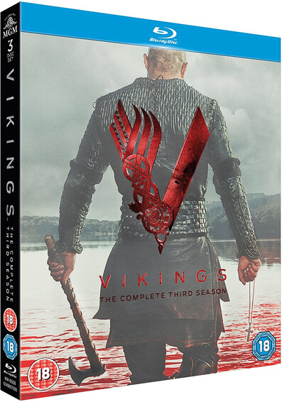 Vikings: Season 3 (Blu-ray) Clive Standen Gustaf Skarsgård Jessalyn Gilsig