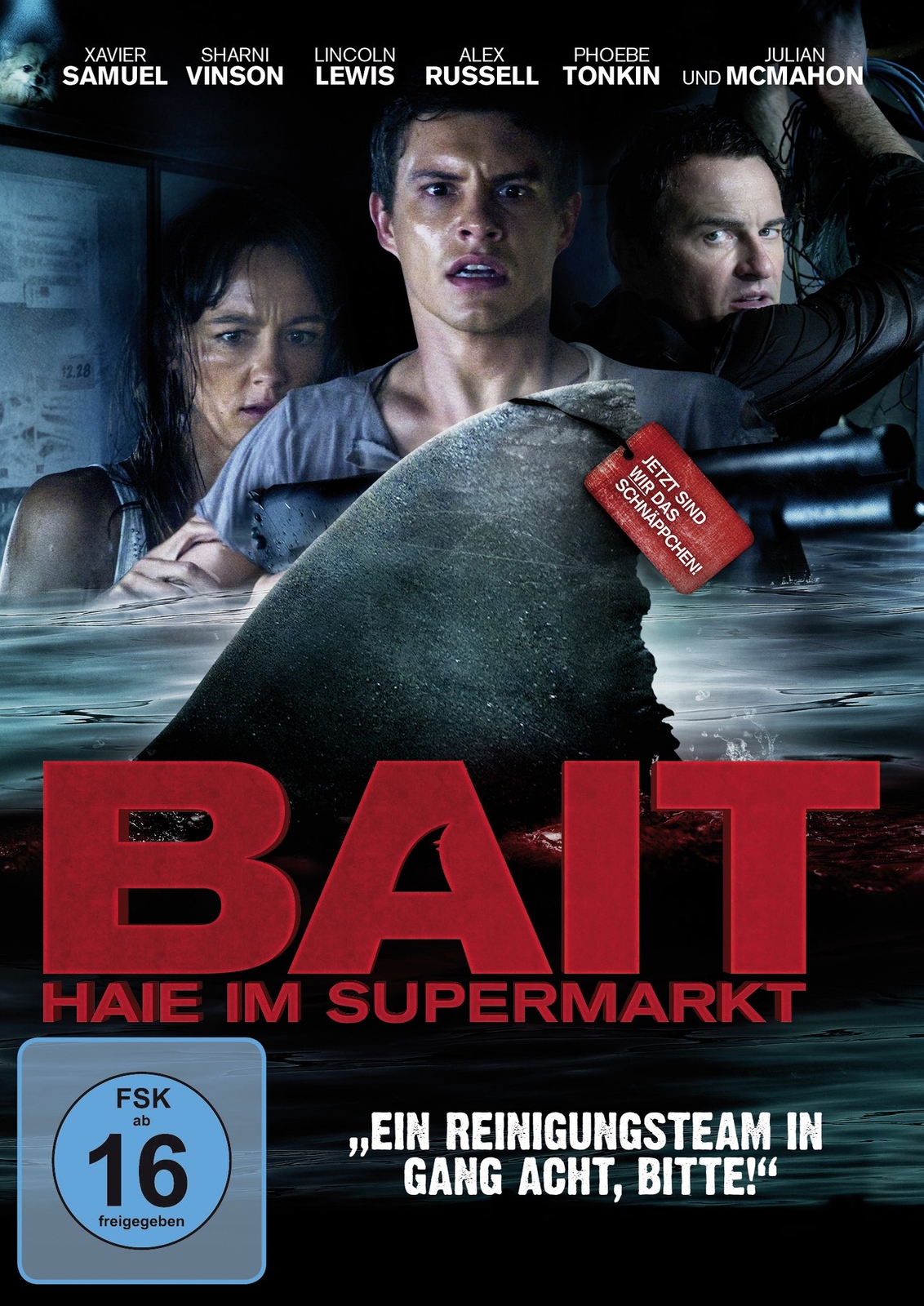 Bait - Haie im Supermarkt (DVD) Phoebe Tonkin Alex Russell Julian McMahon