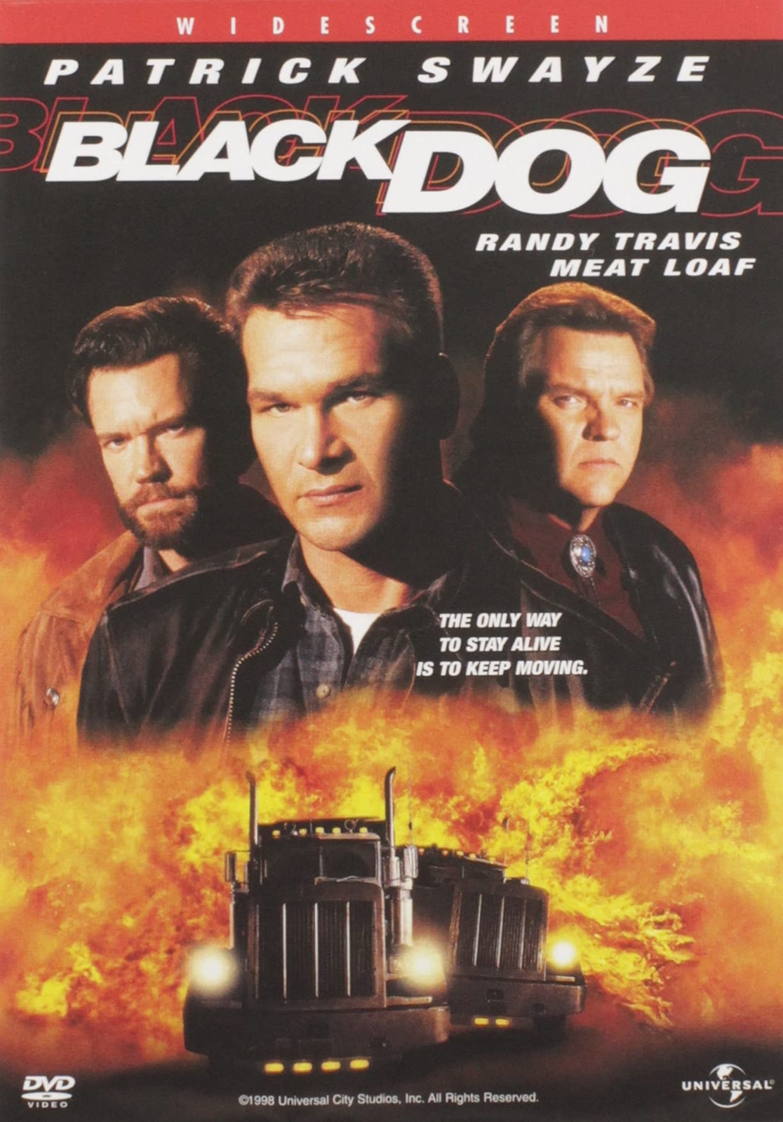 Black Dog [DVD] (DVD) Patrick Swayze Randy Travis Meat Loaf Charles S. Dutton