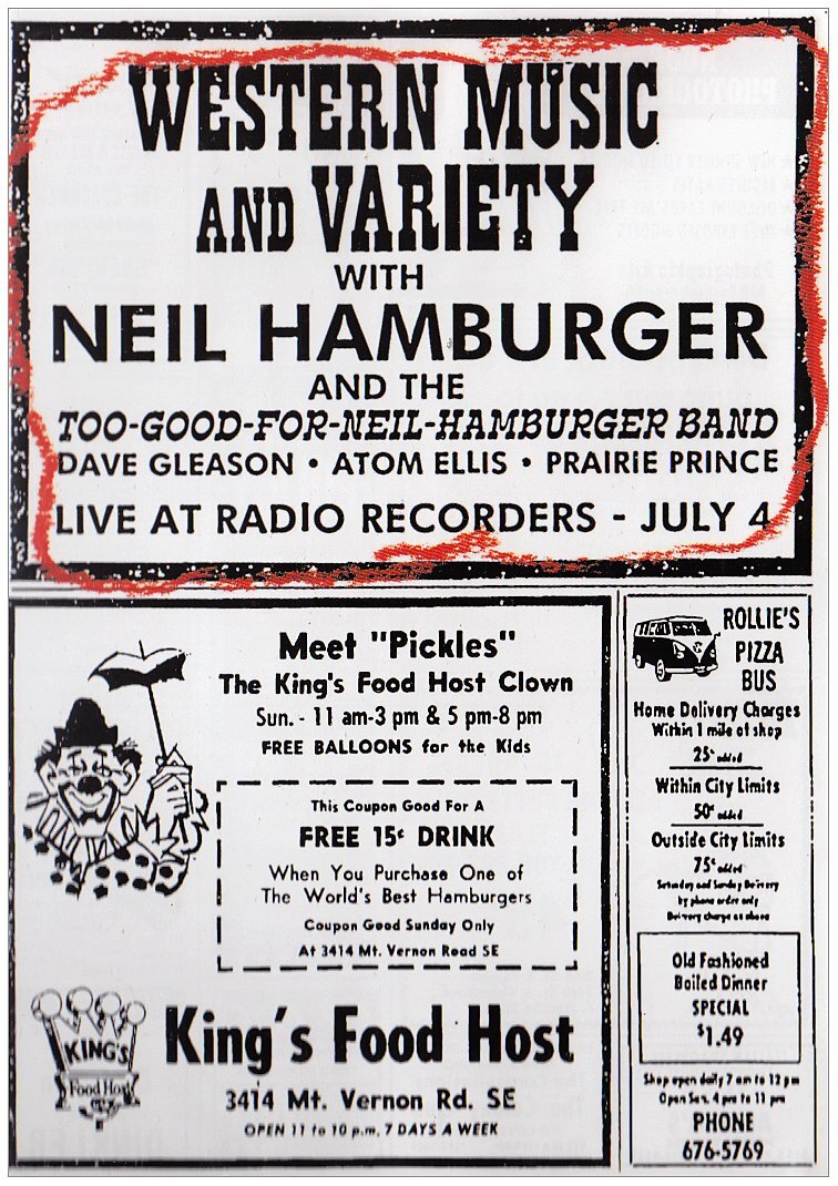 Western Music and Variety (DVD) Neil Hamburger Dave Gleason Atom Ellis