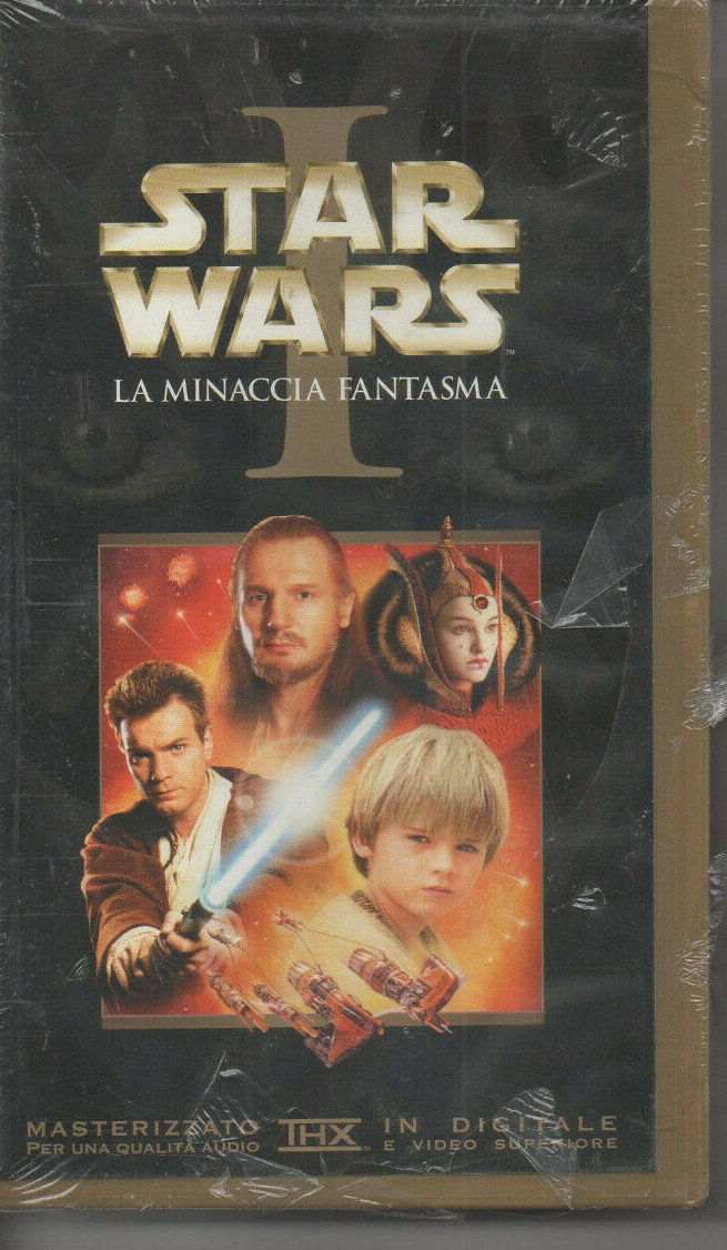STAR WARS LA MINACCIA FANTASMA - VHS NUOVA E SIGILLATA, PRIMA STAMPA RARA
