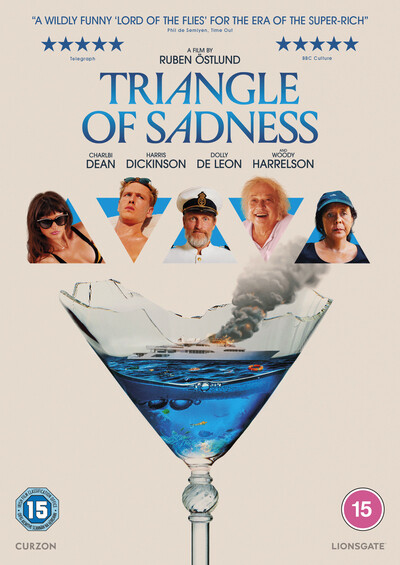 Triangle of Sadness (DVD) Vicki Berlin Charlbi Dean Dolly De Leon Iris Berben
