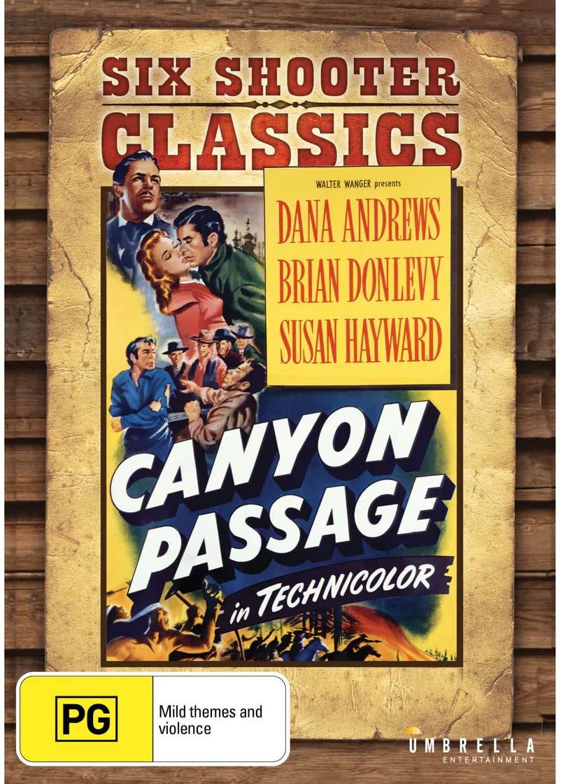 Canyon Passage (DVD) Dana Andrews Susan Hayward Brian Donlevy Patricia Roc