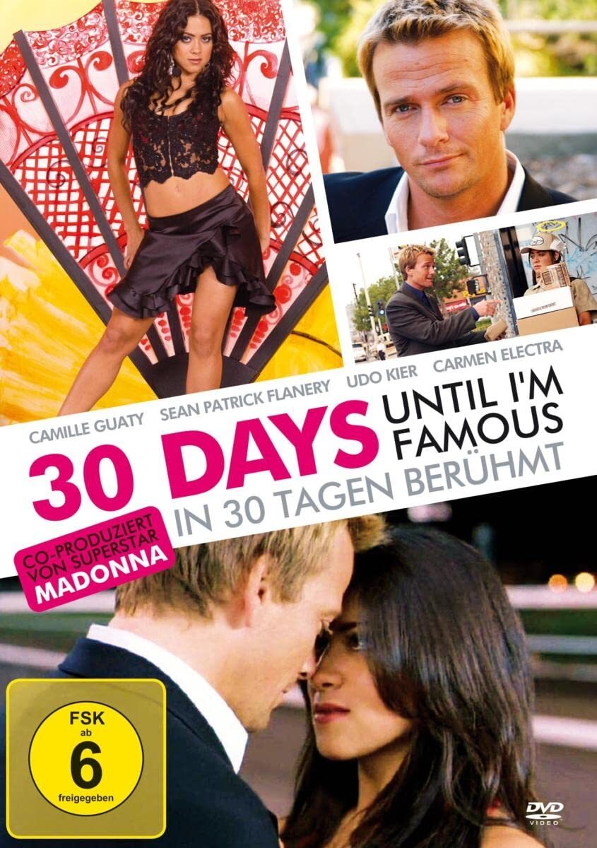30 Days Until I'm Famous - In 30 Tagen berühmt (DVD) Sean Patrick Flanery