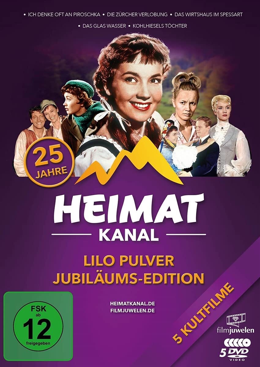 Heimatkanal Lilo Pulver Jubiläums-Edition [5 DVDs] (DVD) Liselotte "Lilo" Pulver