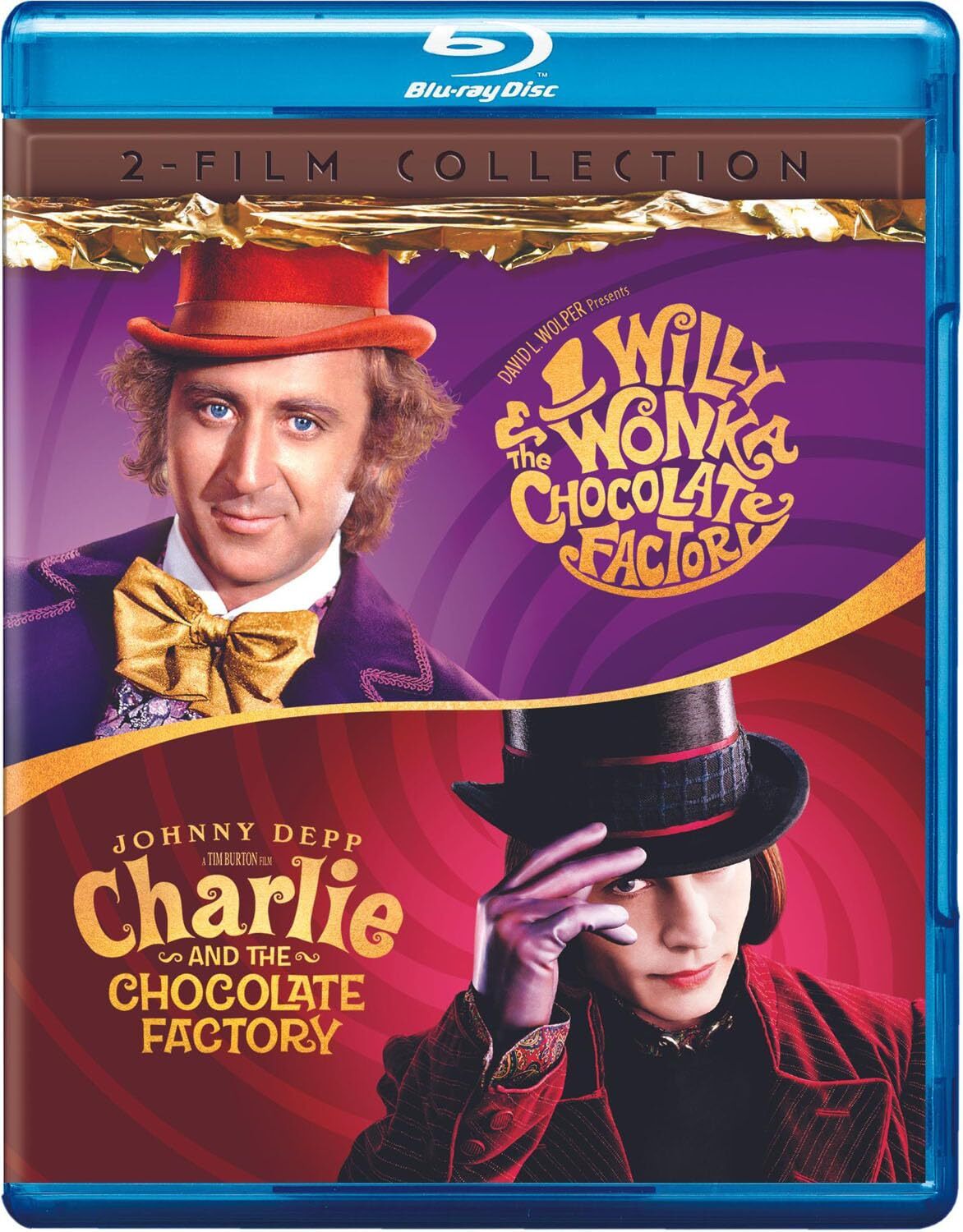 Willy Wonka and the Chocolate Factory/Charlie and the Chocolate Factor (Blu-ray)