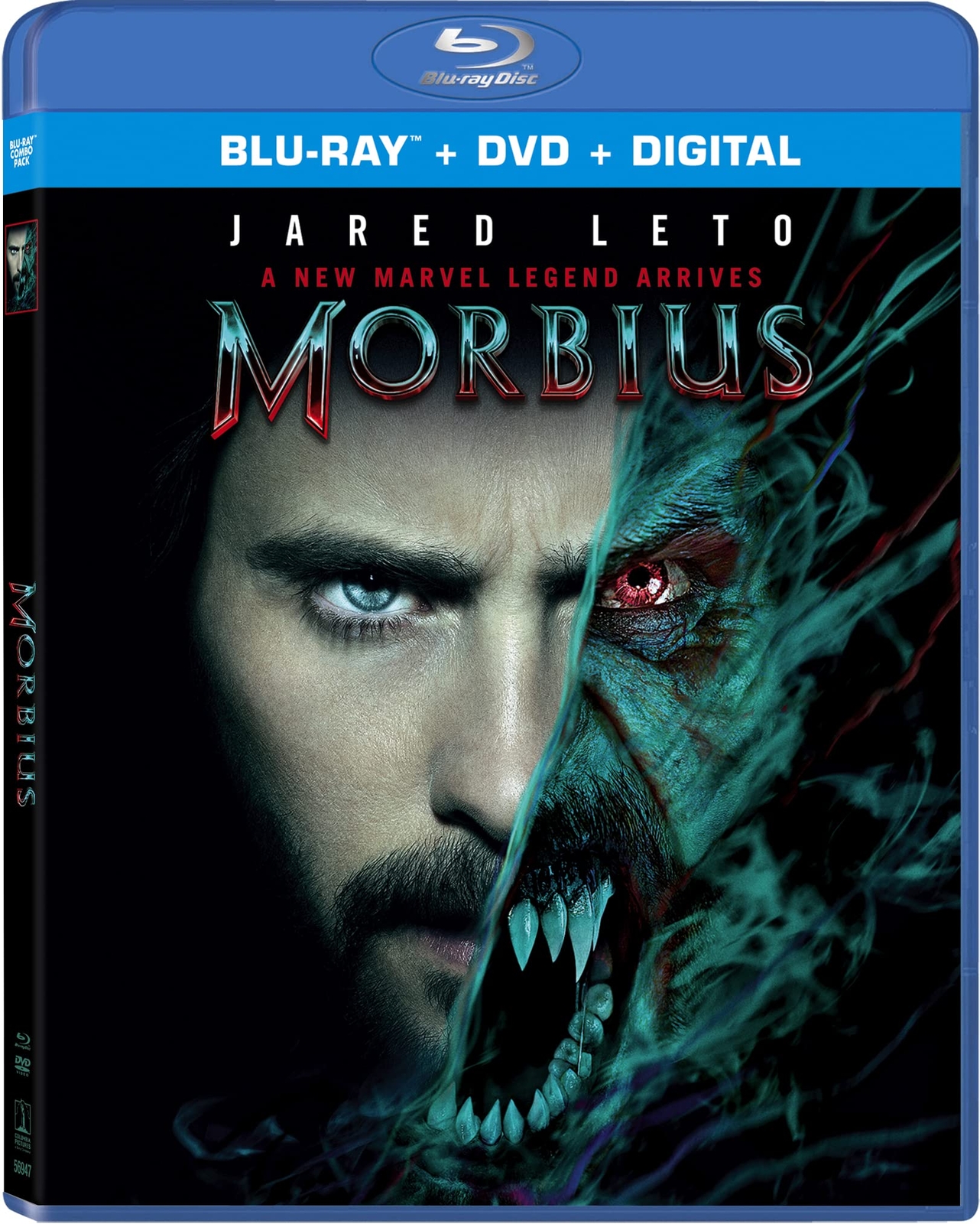 Morbius (Blu-ray) Jared Leto Matt Smith Adria Arjona Jared Harris Al Madrigal