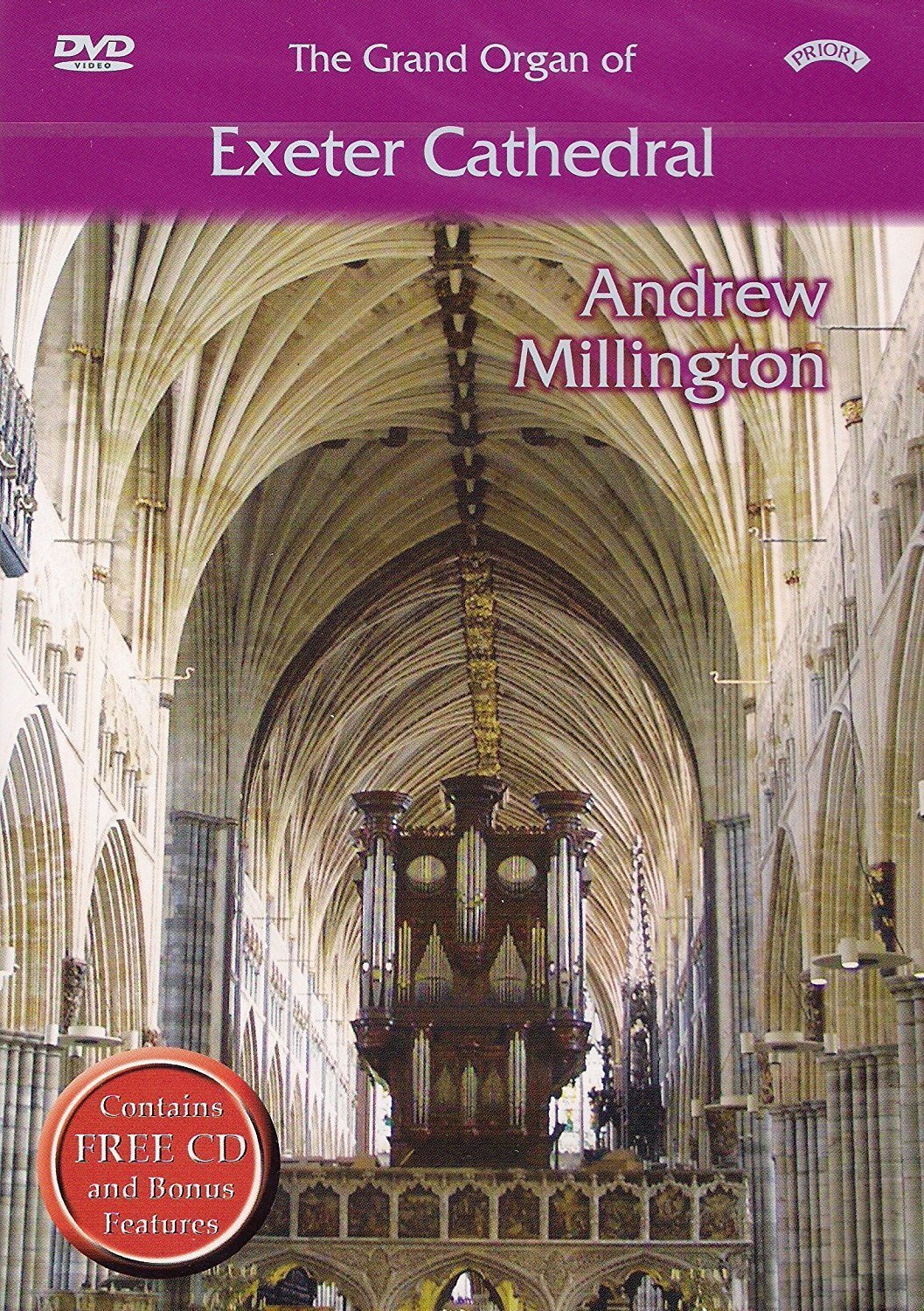 The Grand Organ of Exeter Cathedral - Andrew Millington (DVD & free bonus  (DVD)