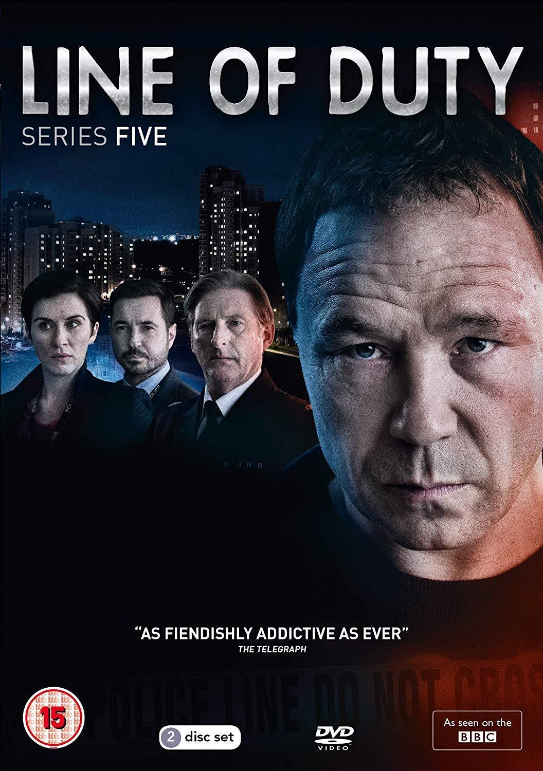 Line of Duty - Series 5 (DVD) Adrian Dunbar Vicky McClure Martin Compston
