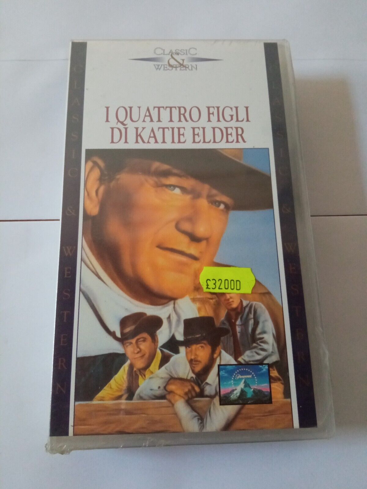 Vhs I QUATTRO FIGLI DI KATIE ELDER John Wayne Nuovo Sigillato Western