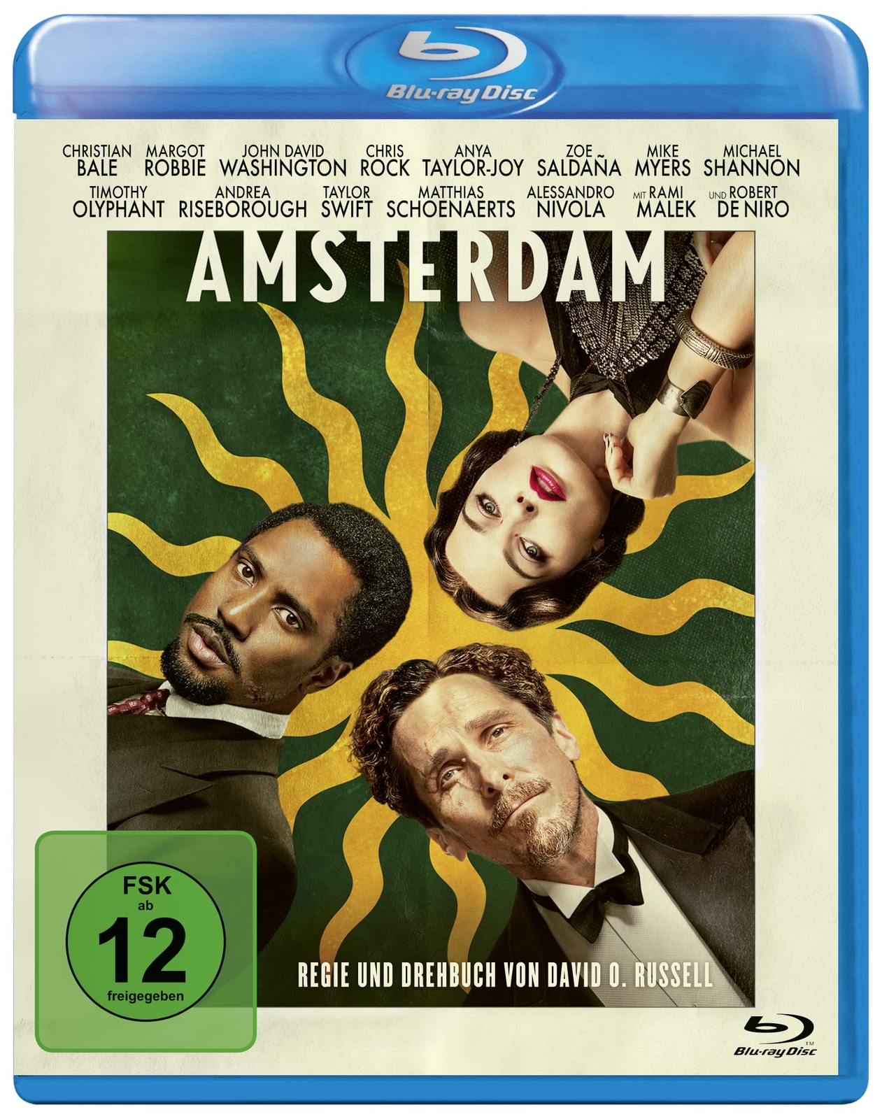 Amsterdam (Blu-ray) Bale Christian De Niro Robert Shannon Michael Rock Chris