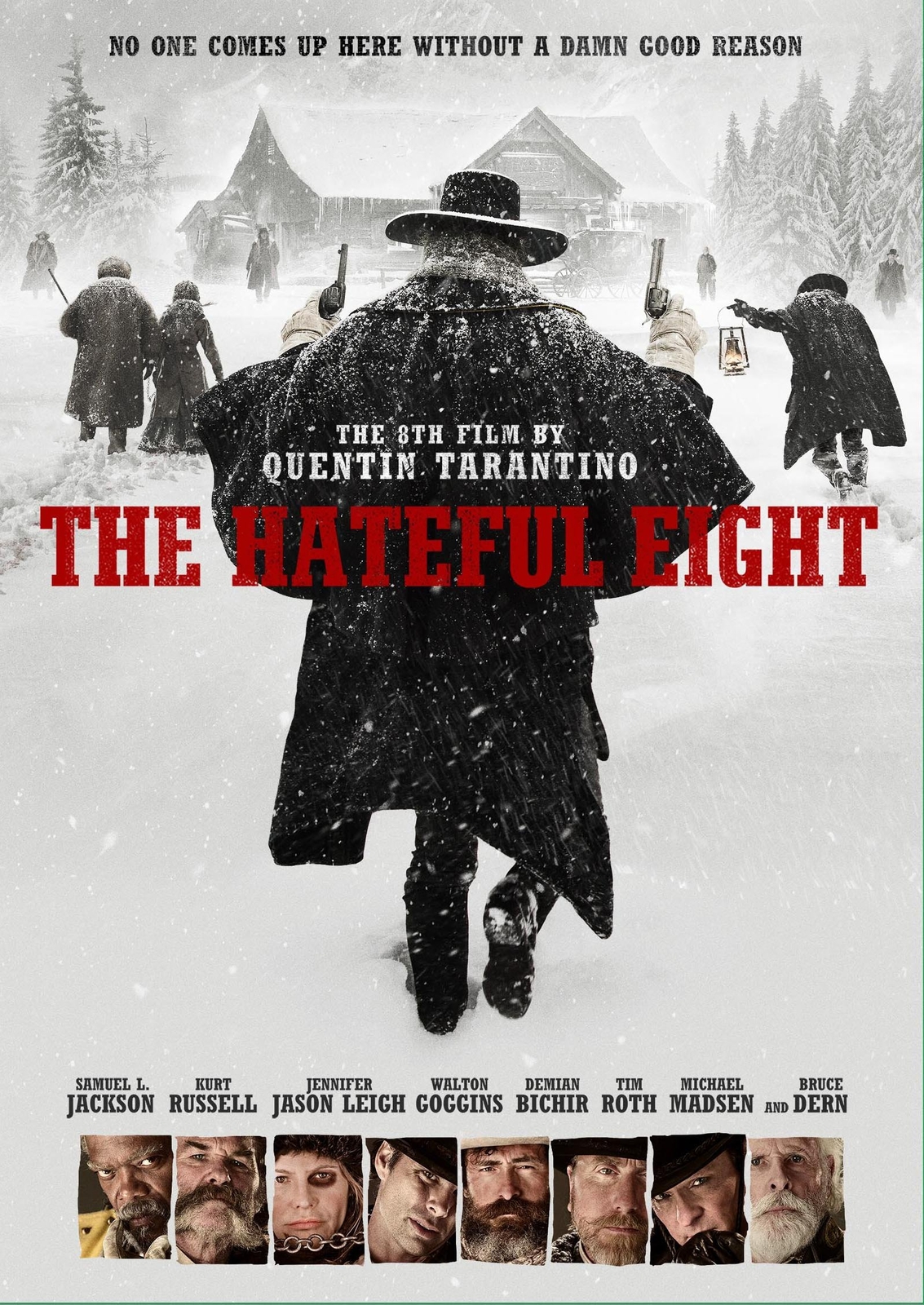 The Hateful Eight (DVD) Kurt Russell Samuel Jackson Jennifer Leigh Tim Roth