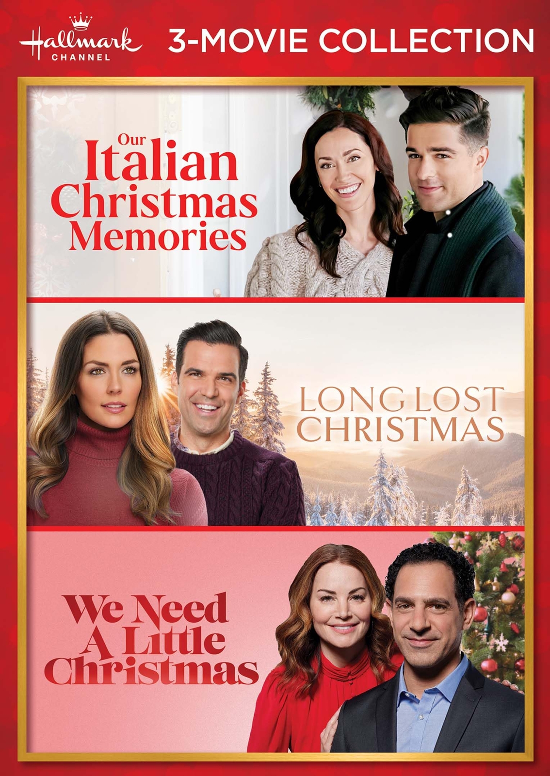 Hallmark 3-Movie Collection Our Italian Christmas Memories / Long Lost Chr (DVD)