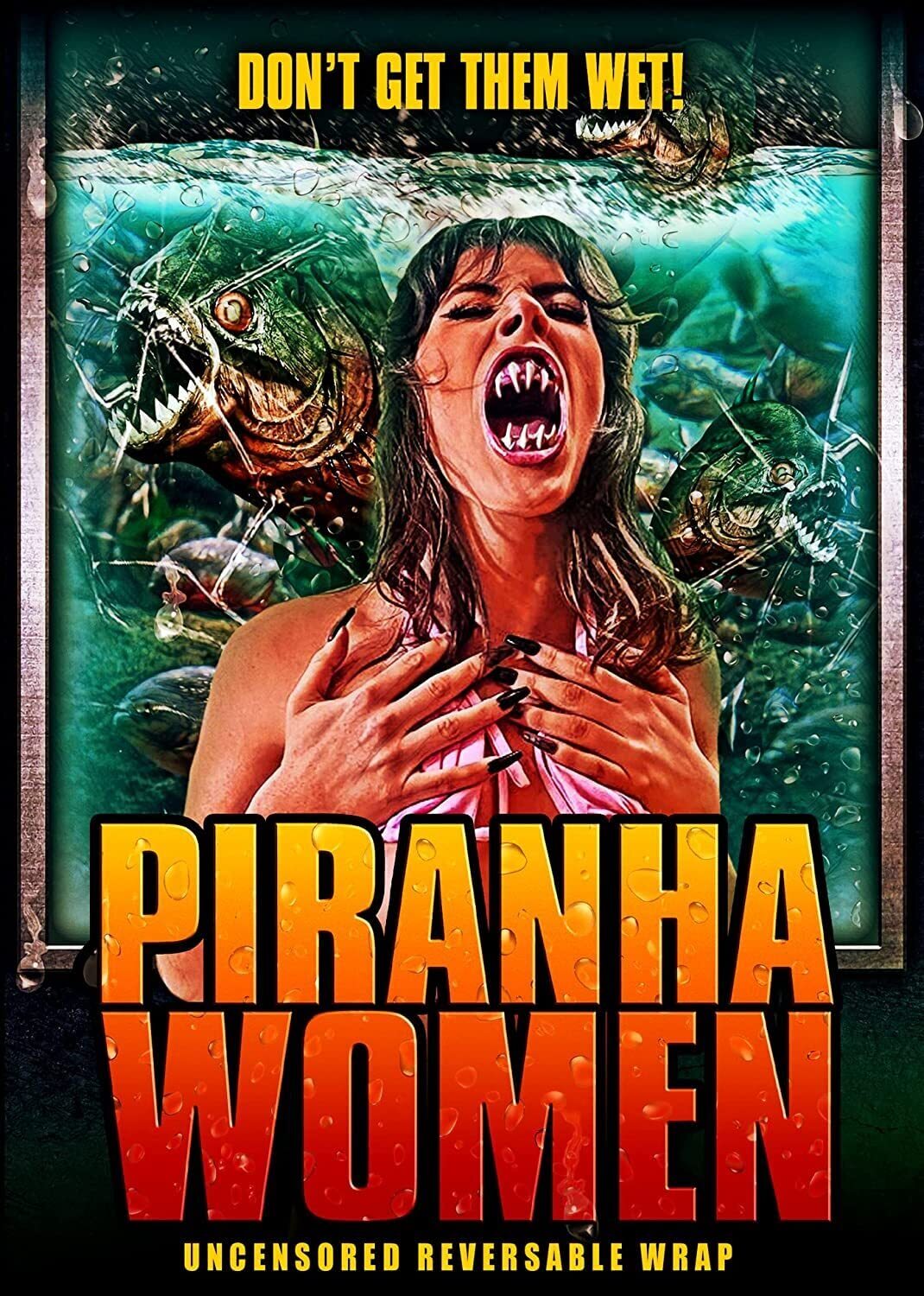 Piranha Women (DVD) Sof Puchley Jon Briddell Houston Rhines Carrie Overgaard