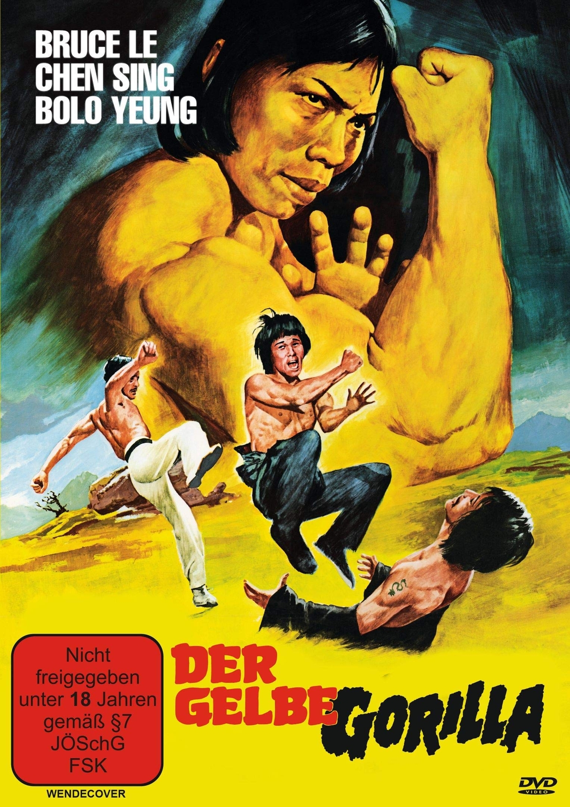 Der gelbe Gorilla (DVD) Bruce Le James Nam Sing Chen Bolo Yeung Tao Chiang