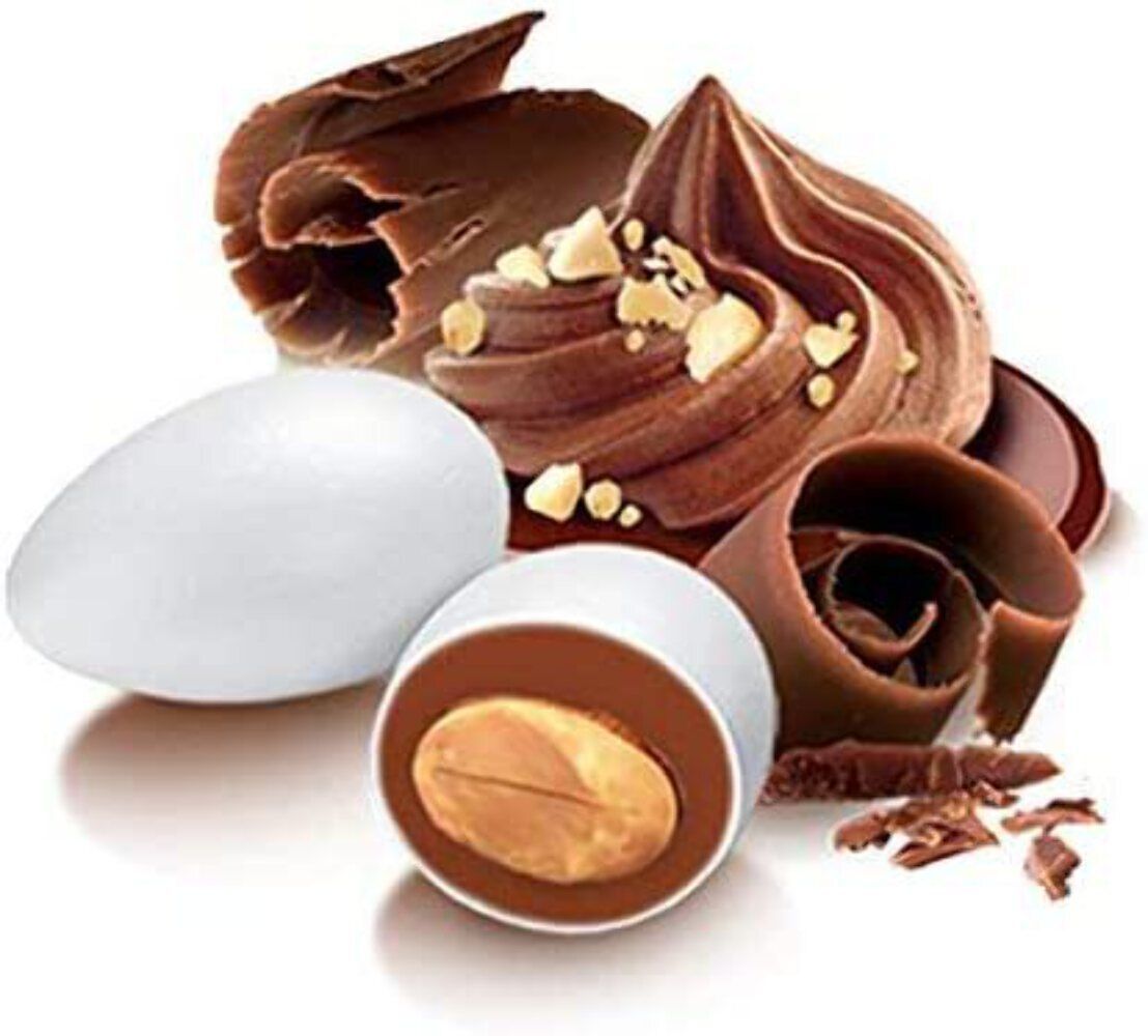 Confetti Bianchi Ciocco Golosone - Gianduia e Mandorla g 500