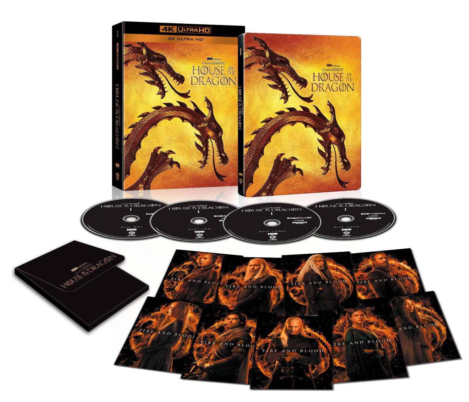 House of the Dragon - Stagione 1 - Con Carte (4 4K Ultra HD - SteelBook)