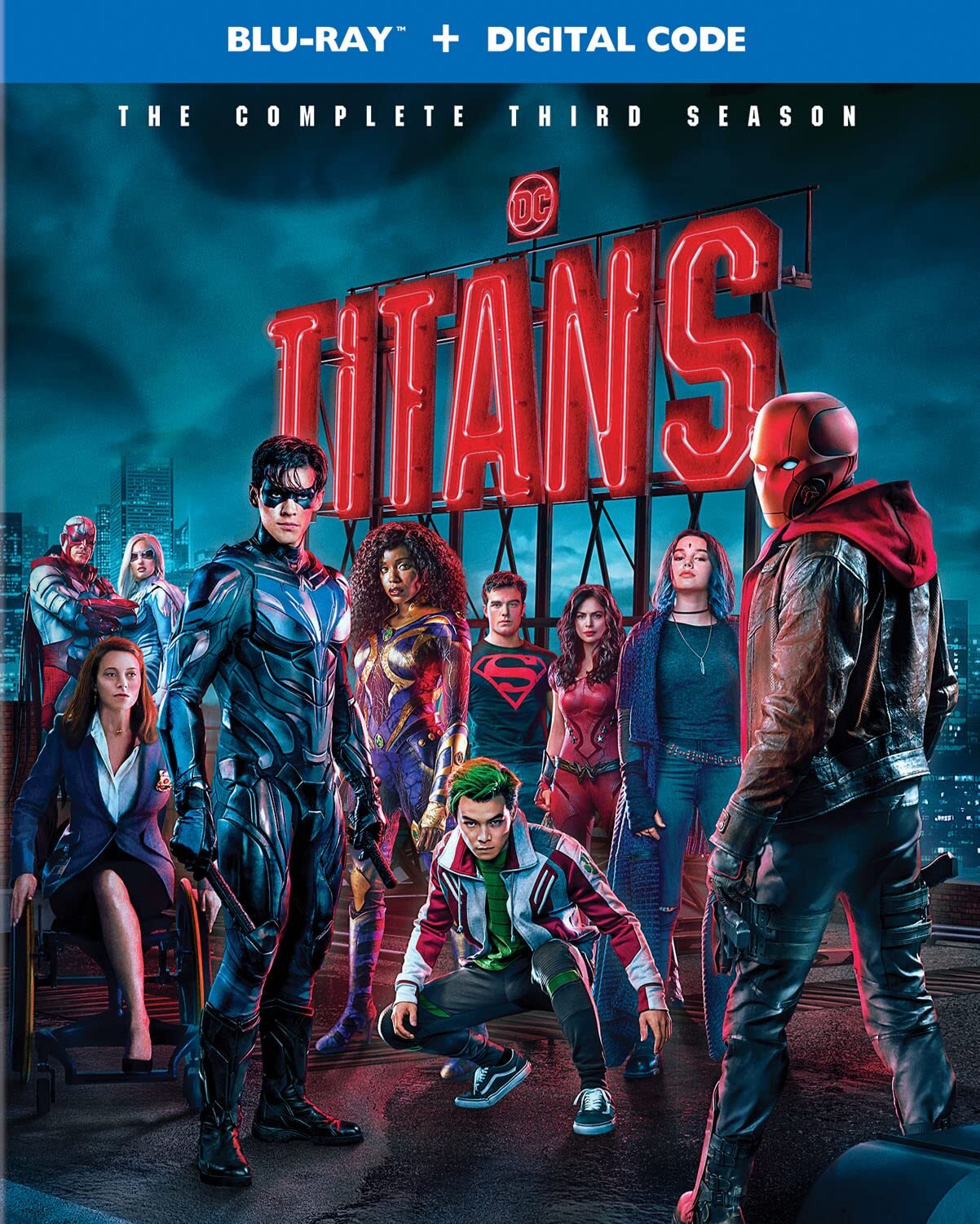 Titans: The Complete Third Season (Blu-ray) Alan Ritchson Minka Kelly