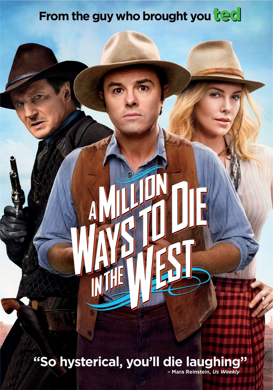 A Million Ways to Die in the West (DVD) Seth MacFarlane Charlize Theron