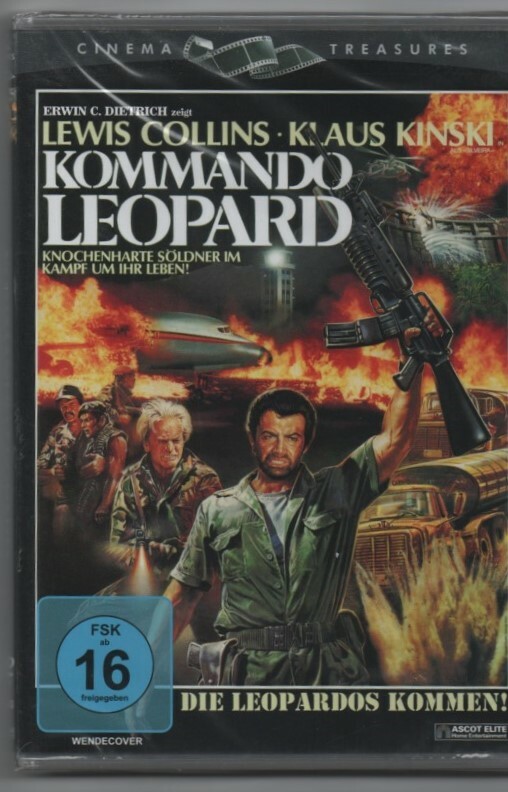 KOMMANDO LEOPARD - Lewis Collins Klaus Kinski - ASCOT ELITE - DVD