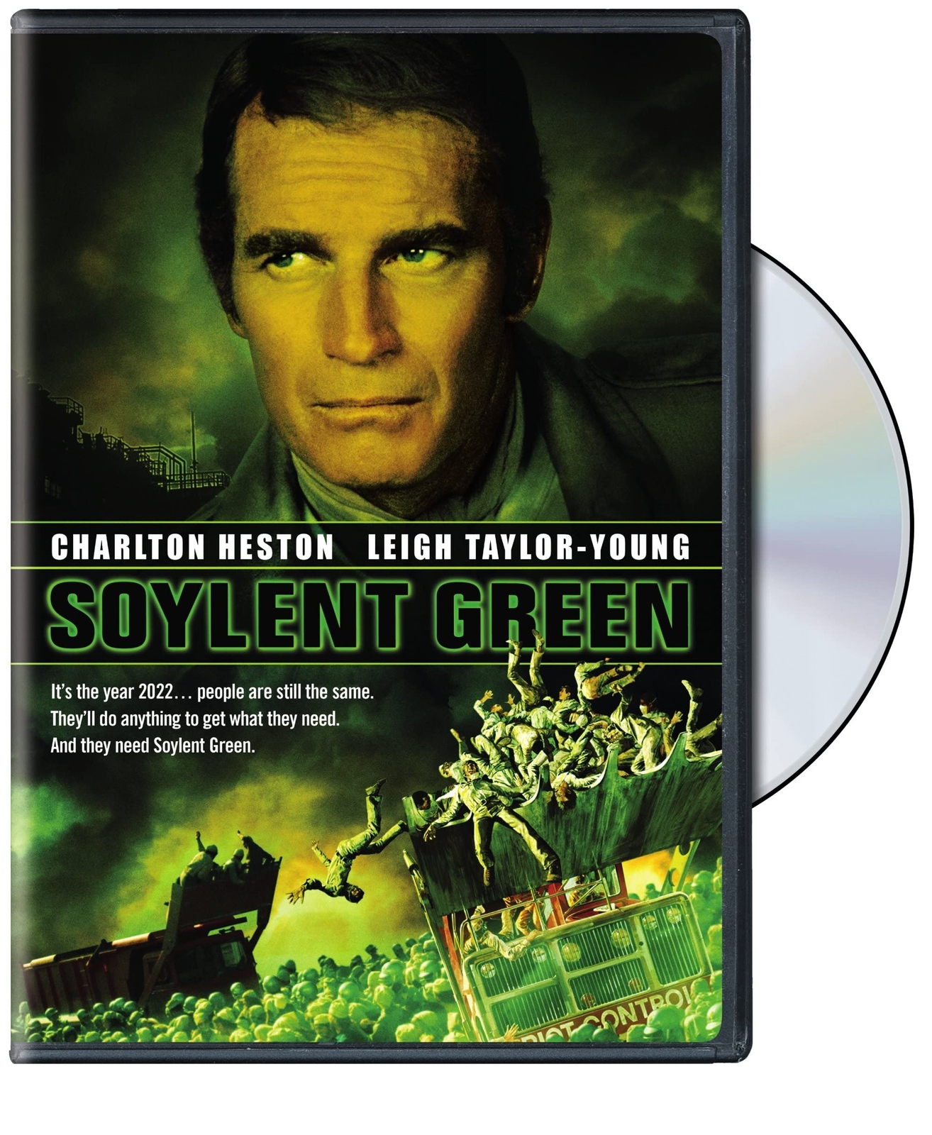 Soylent Green (DVD) Charlton Heston Edward G. Robinson Dick Van Patten