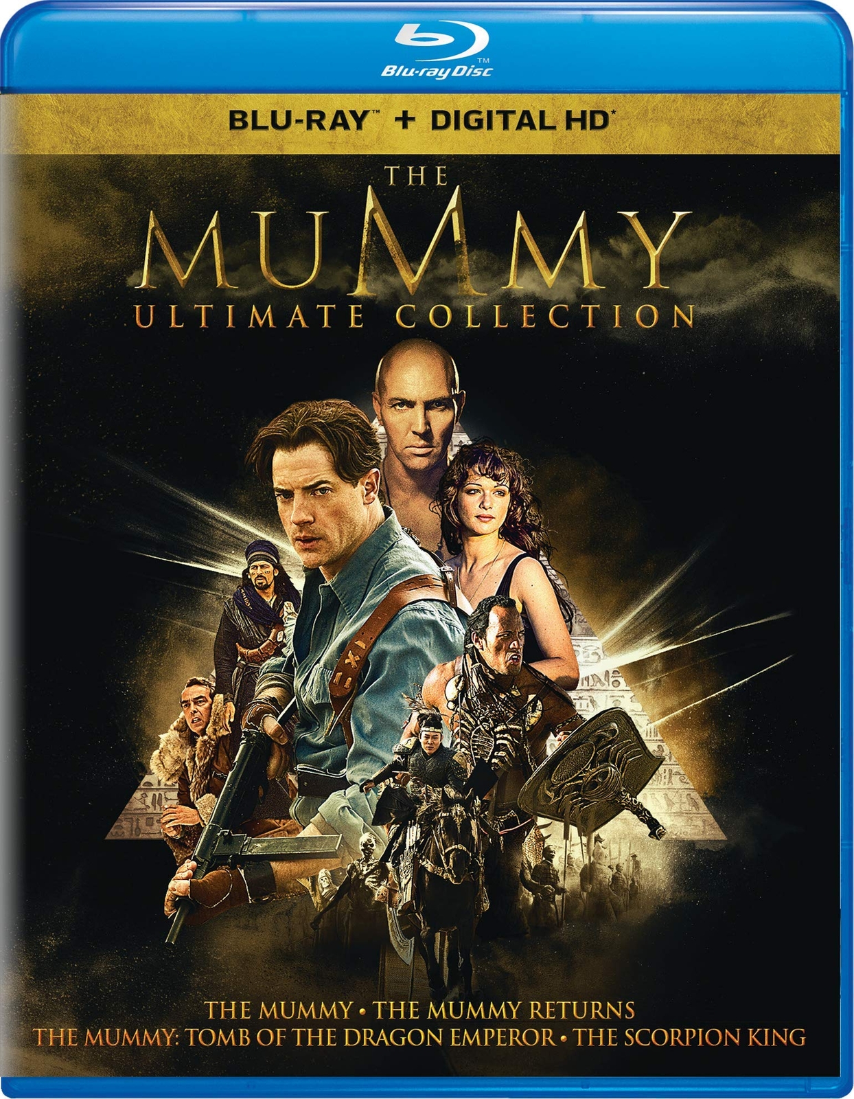 The Mummy Ultimate Collection (Blu-ray) Brendan Fraser Dwayne 'The Rock' Johnson