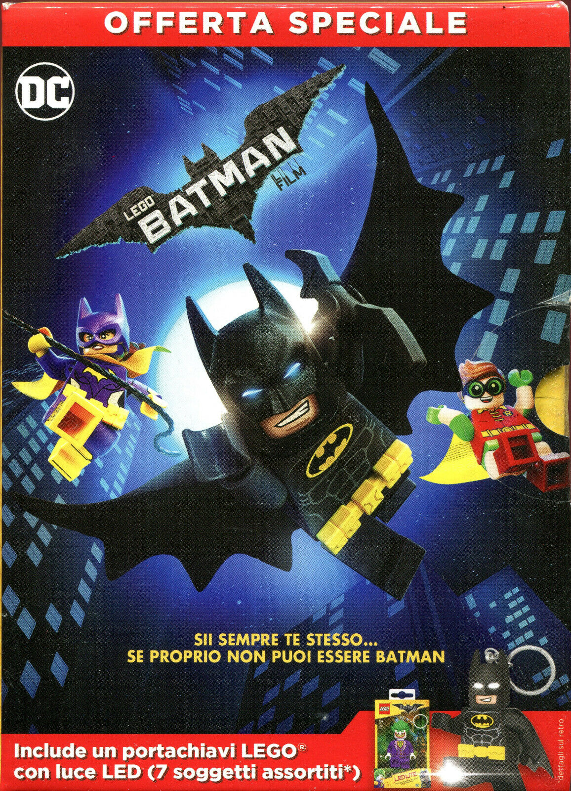 Lego Batman Il Film dvd con portachiavi illuminato Lego new ita #back2ebay