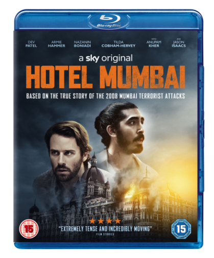 Hotel Mumbai (Blu-ray) Nazanin Boniadi Dev Patel Tilda Cobham-Hervey Anupam Kher