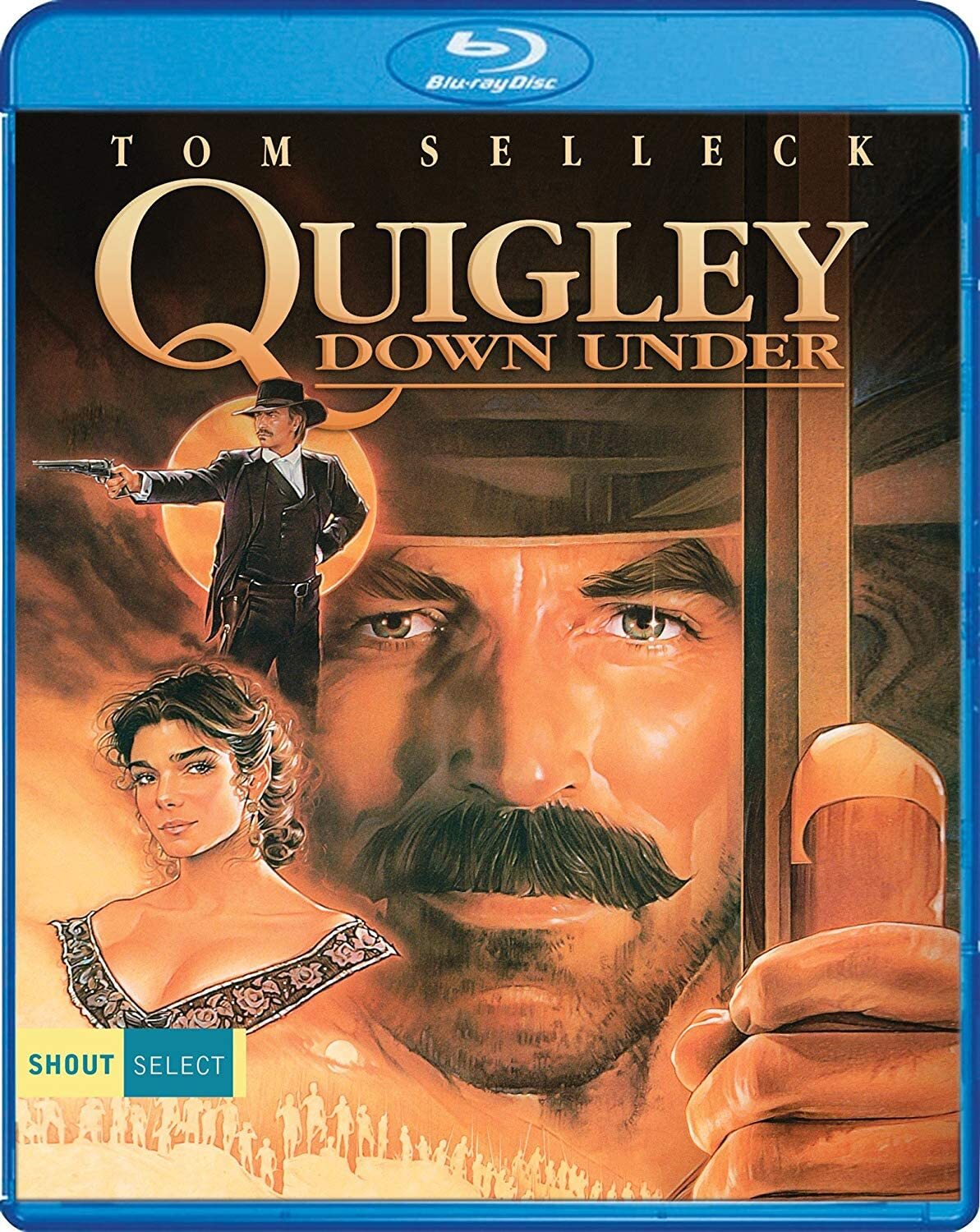 Quigley Down Under (Blu-ray) Tom Selleck Laura San Giacomo Alan Rickman