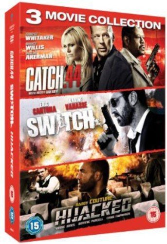 Action Thriller Triple: Catch .44/Switch/Hijacked (DVD) Bruce Willis Nikki Reed