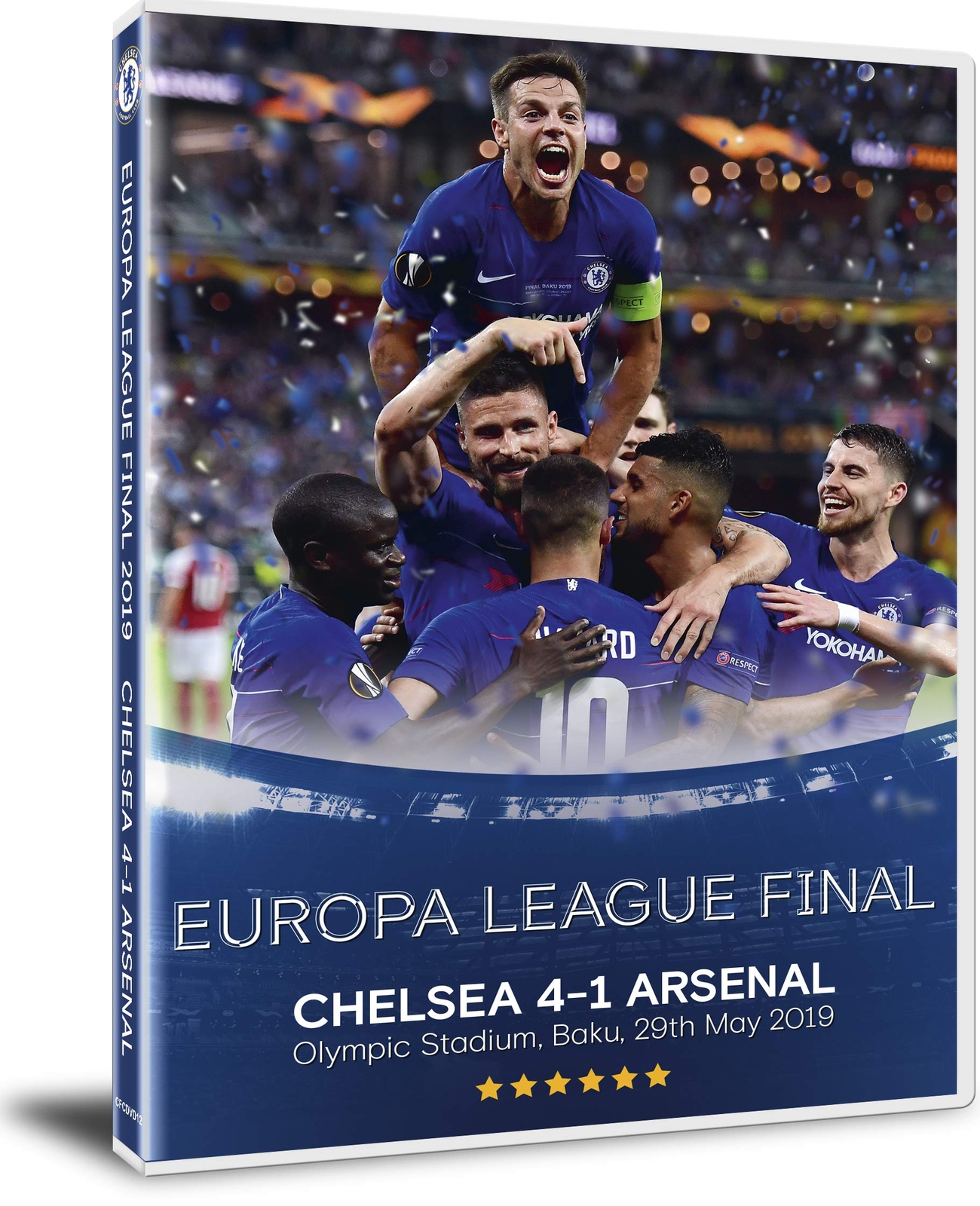 2019 Europa League Final - Chelsea 4 Arsenal 1 (DVD)
