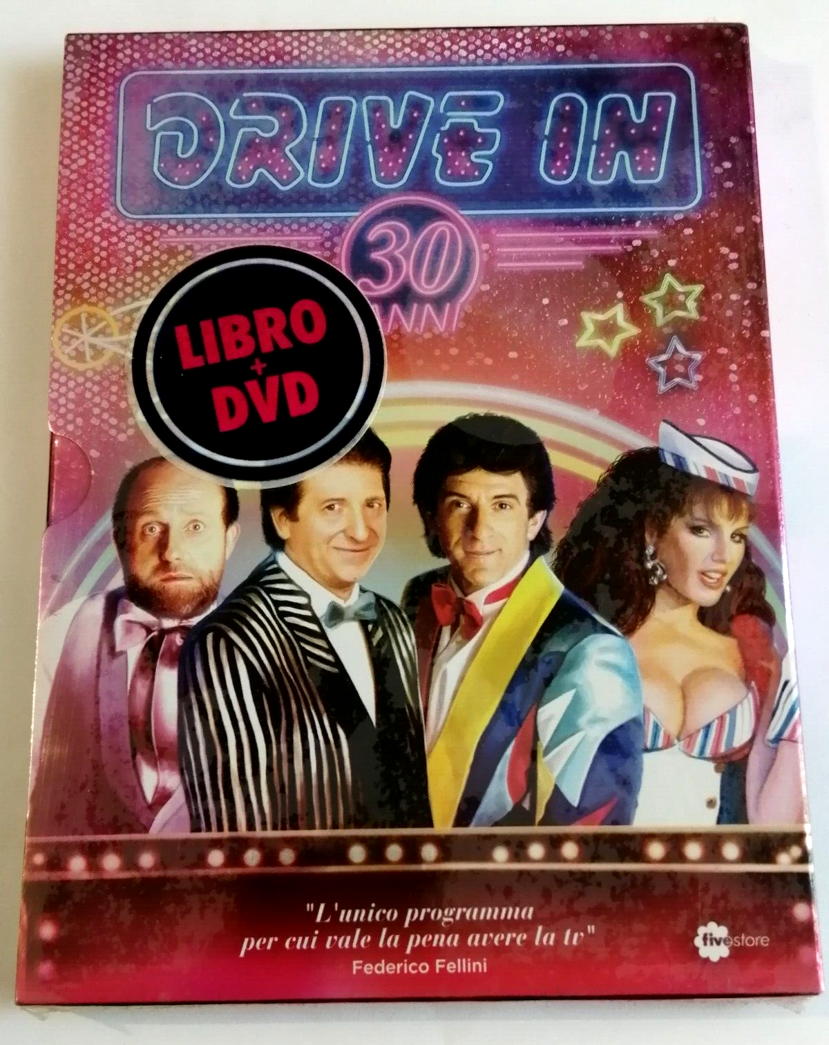 DRIVE IN 30 ANNI DVD + LIBRO NUOVO SIGILLATO ED. VENDITA