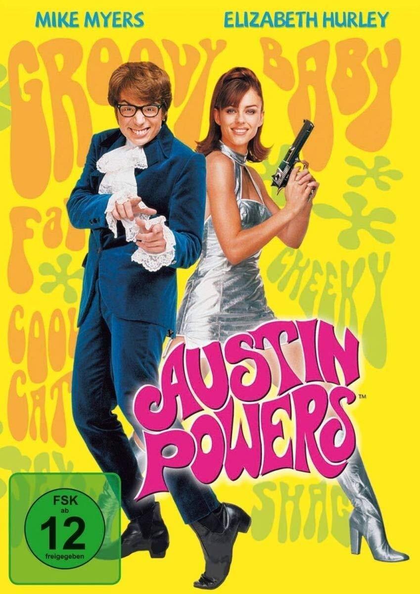 Austin Powers (DVD) Elizabeth Hurley Michael York Mimi Rogers Robert Wagner