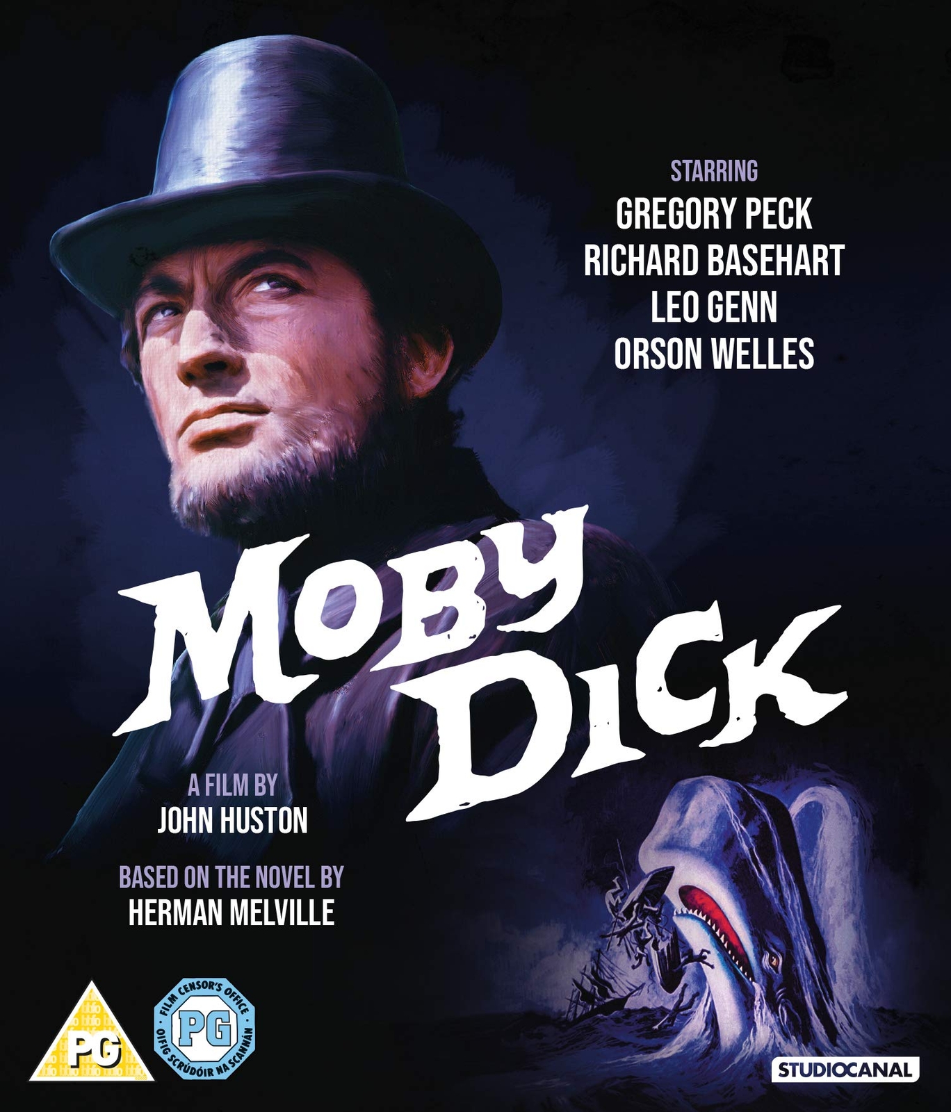 Moby Dick (Blu-ray) Gregory Peck Richard Basehart Leo Genn Orson Welles