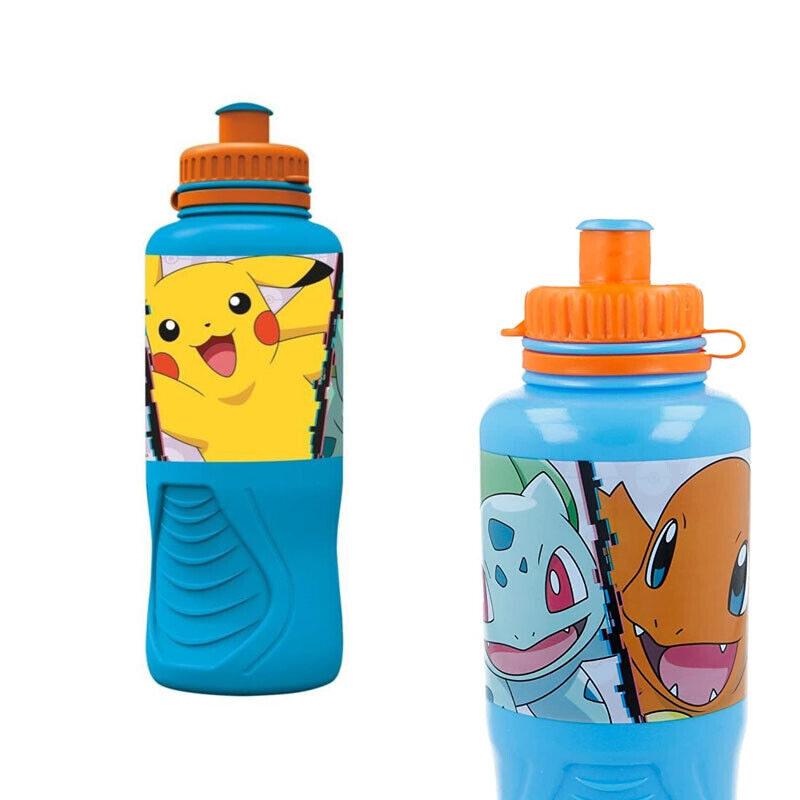 Borraccia in Plastica Pokemon 2 400ml con tappo ermetico