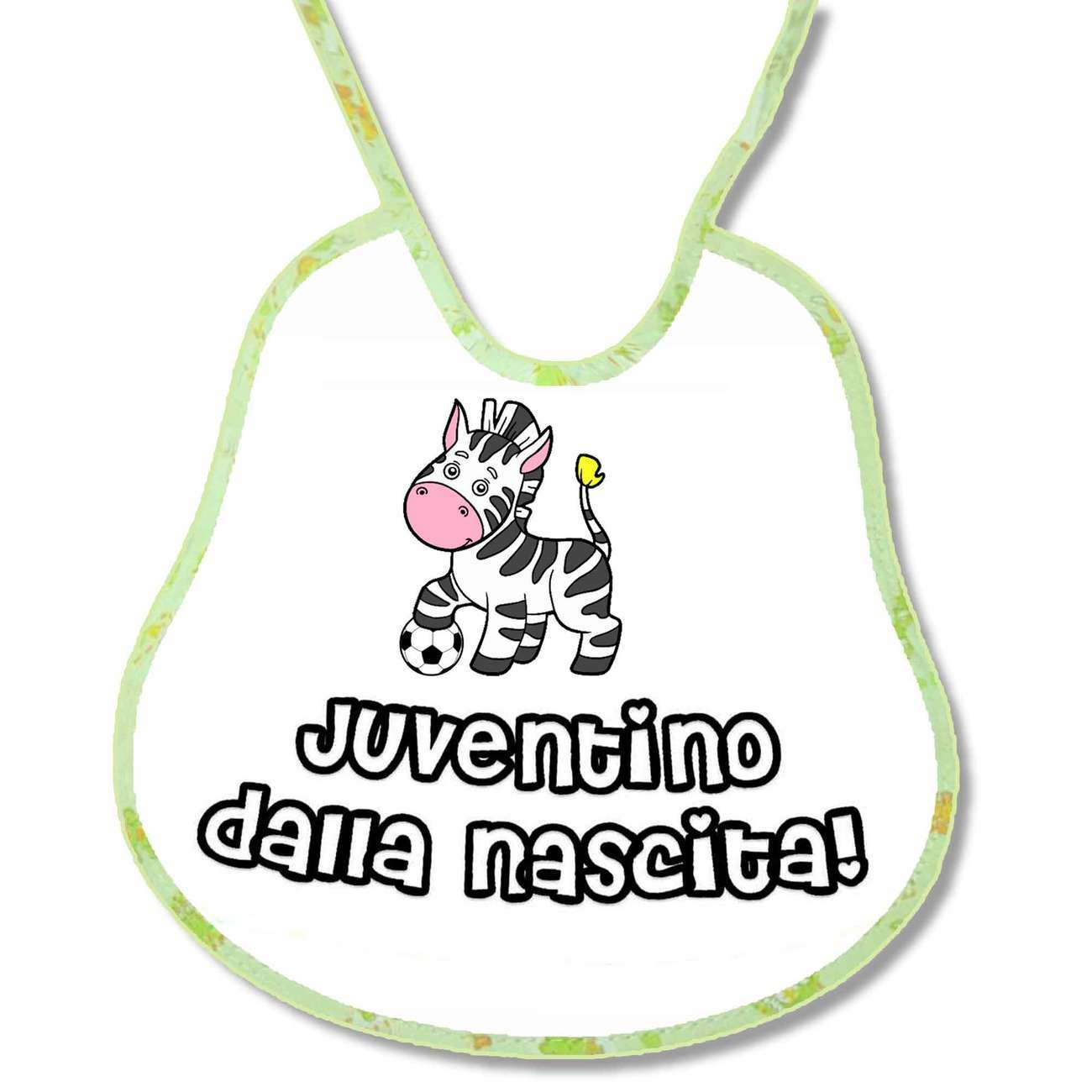 Bavetta Bavaglino  personalizzabile Calcio Tifoso juventino dalla nascita