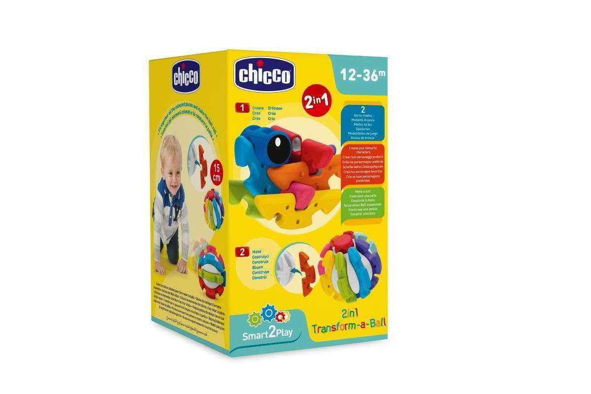 Chicco Gioco 2 in 1 Palla Costruzioni
