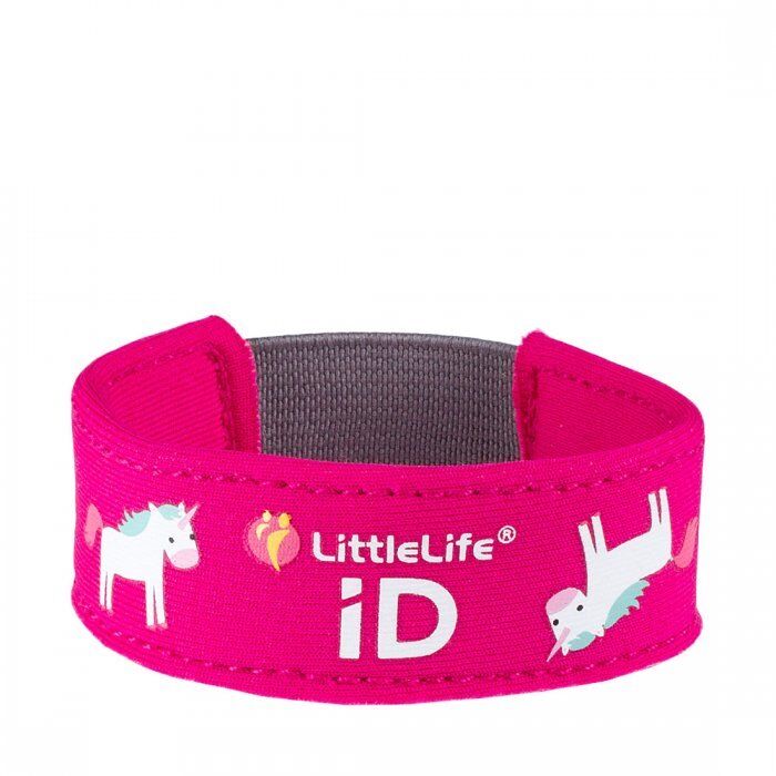 Littlelife Child ID Bracelet - Cinturino di sicurezza con ID Slips - Unicorno