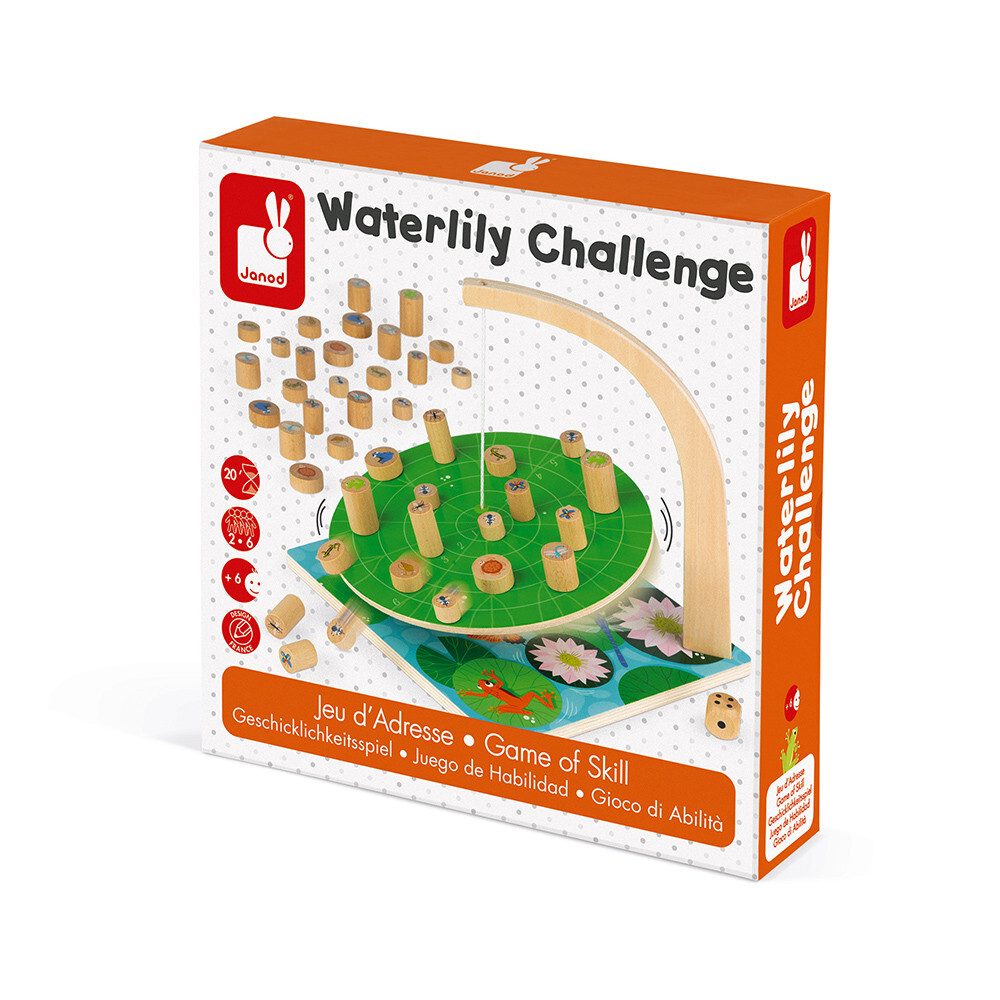 Janod Gioco Di Abilita Waterlily Challenge Legno