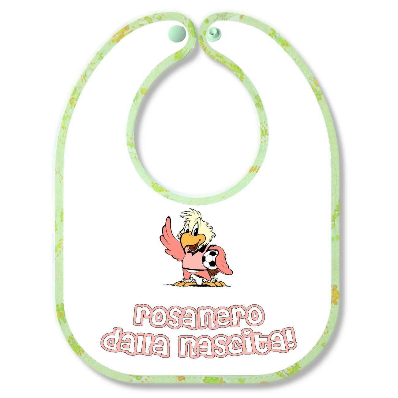 Bavetta Bavaglino personalizzabile Tifoso Palermo rosanero dalla nascita