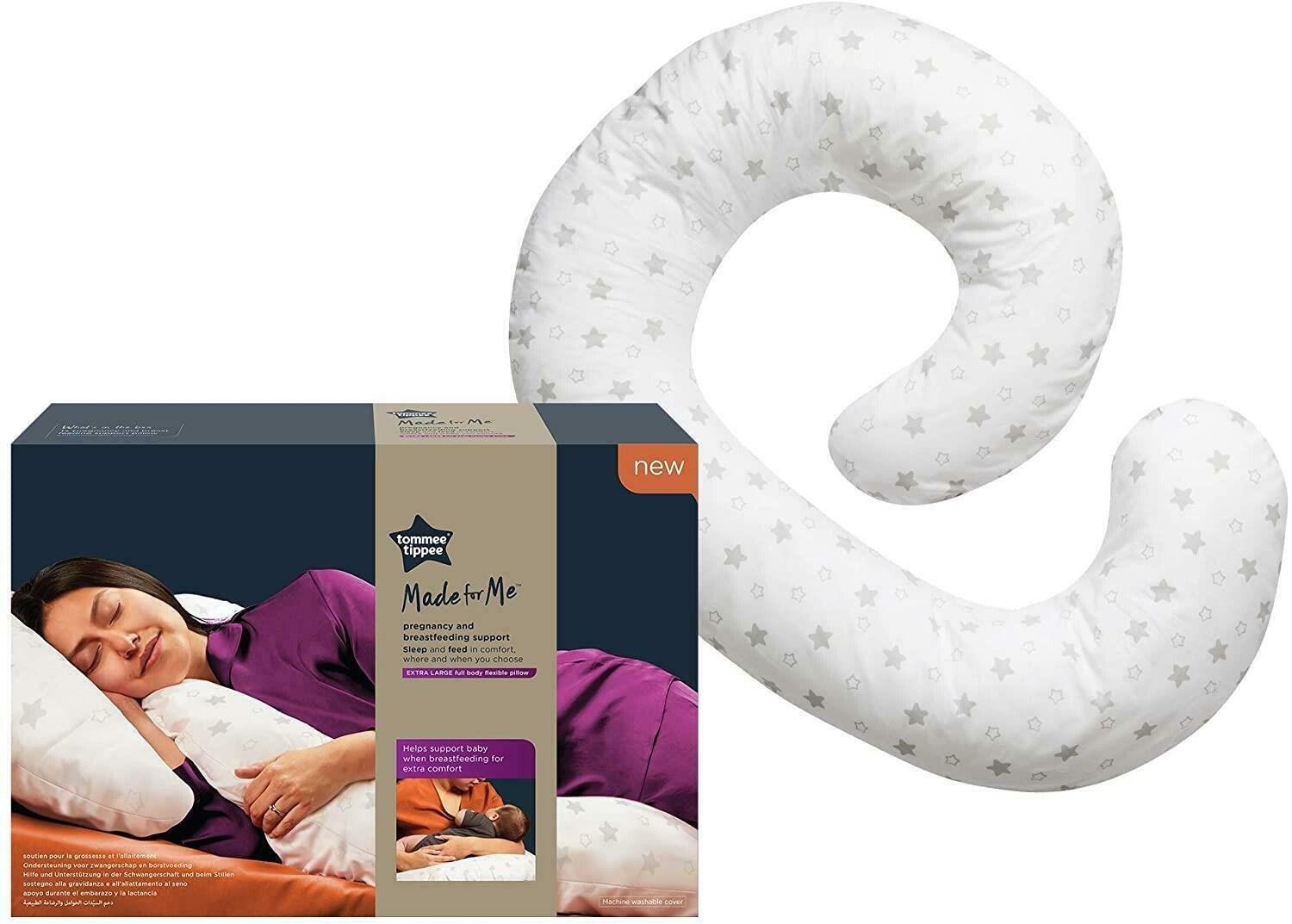 TOMMEE TIPPEE CUSCINO ALLATTAMENTO E GRAVIDANZA GRIGIO