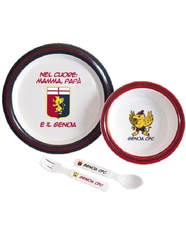 Set Pappa melamina Prima Infanzia Genoa C.F.C. calcio *12670
